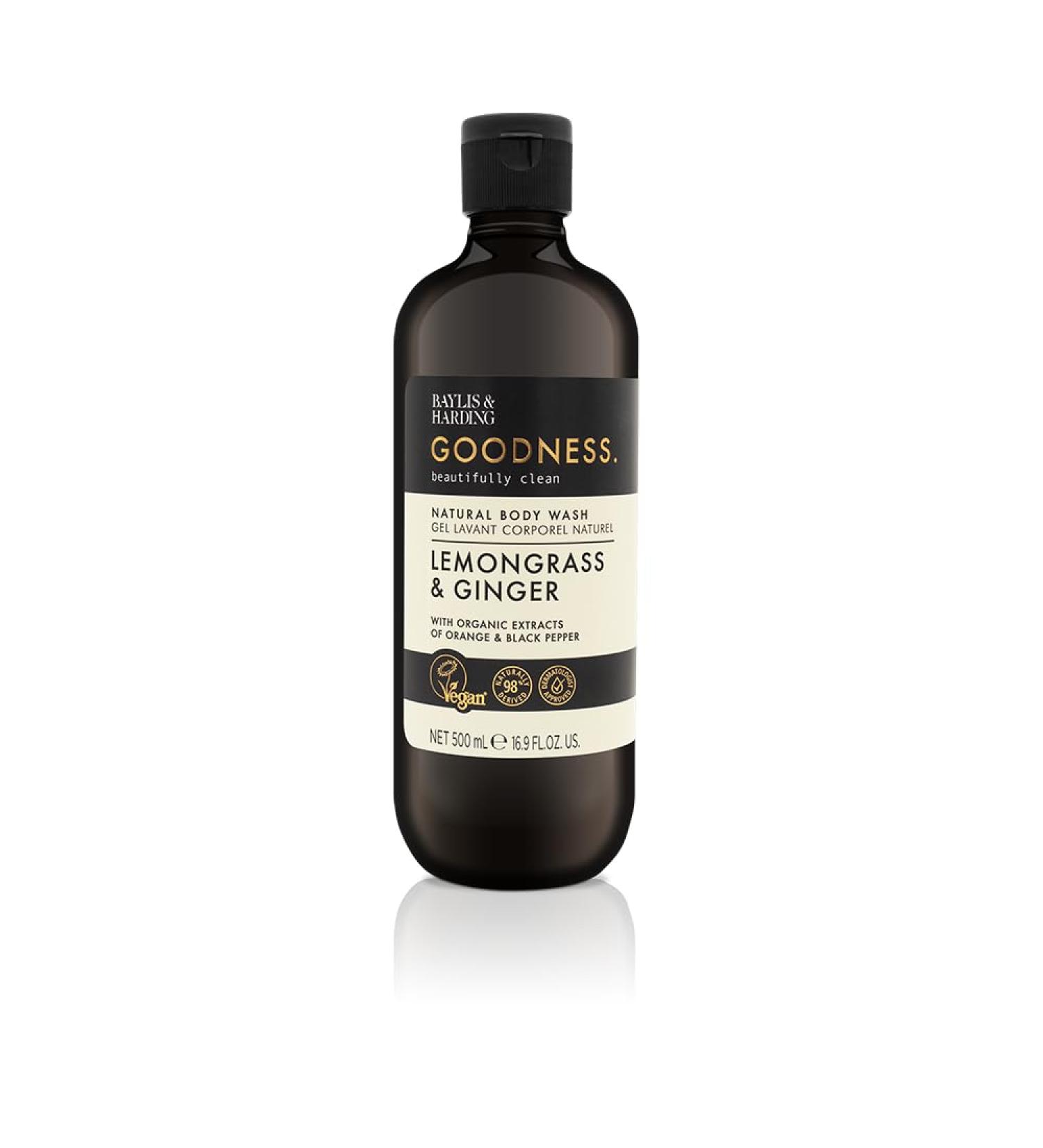 Buy Baylis & Harding Lemongrass & Ginger Liquid Body Wash - 16.9oz/500ml - International Shipping Available - Buy Online on GoSupps.com