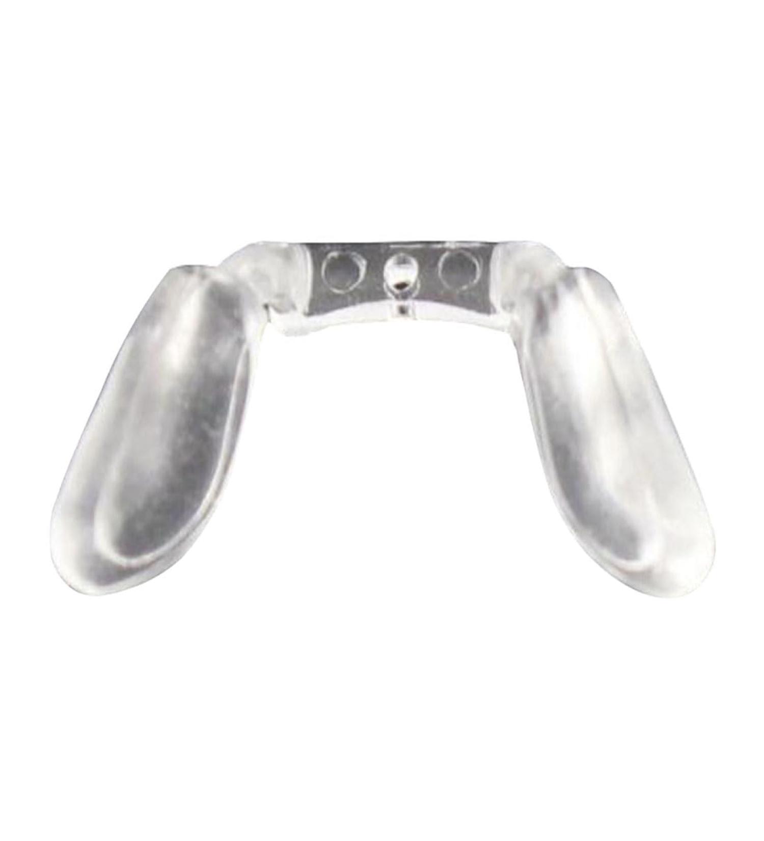 Soft Silicone Nose Pads - 2 Pairs - Eyeglass Repair Nose Bridge Pads for Glasses & Sunglasses - Clear - International Shipping Available - Buy Online on GoSupps.com