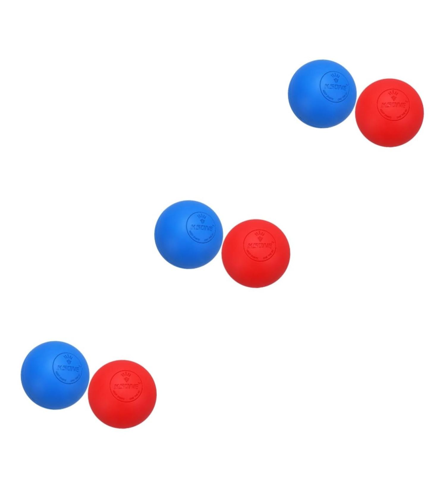 Tovinanna 6 Lacrosse Massage Balls for Yoga & Foot Relief | Body Massager for Men & Women | Fascia Muscle Roller - International Shipping Available - Buy Online on GoSupps.com