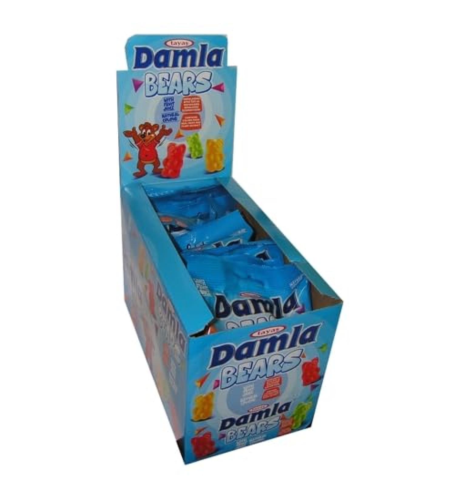 Damla Gummy sour bears 80g x 12 bags - gummy candy halal gummy bears