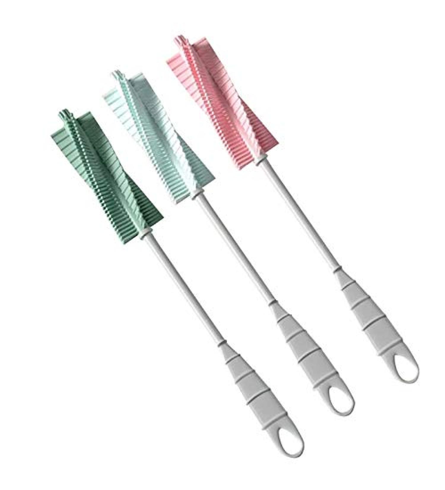 Garta 360 Degree Rotating Long-Handled Baby Bottle Cleaning Brush Water Cup Warm Cup Cleaning Brush - Buy Online on GoSupps.com
