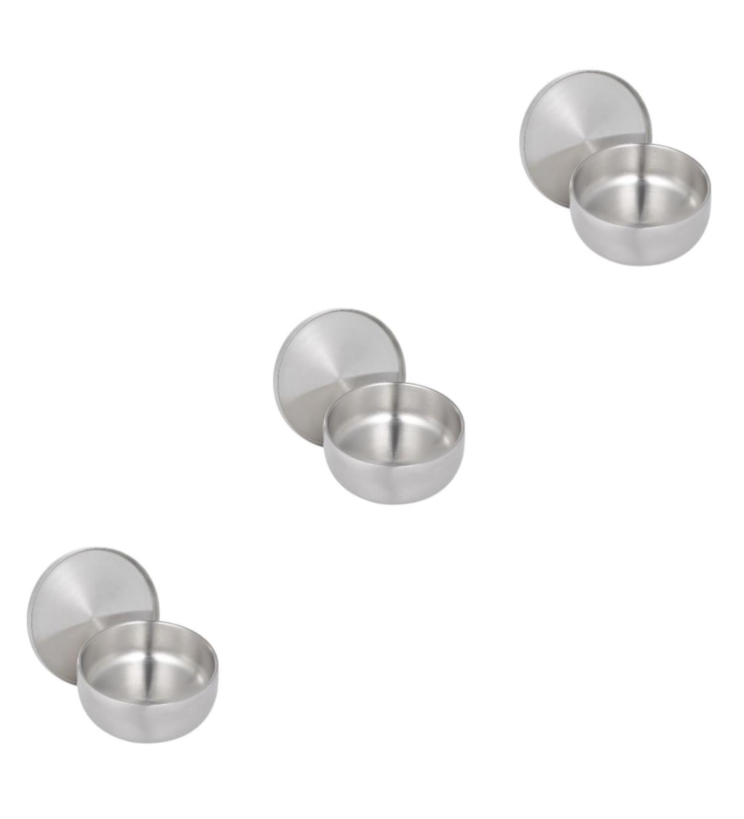 Fomiyes Unbreakable Polished Mug Set 3 Pieces with Holder for Men's Shaving Foam & Razor Perfect for Home Use - Buy Online on GoSupps.com