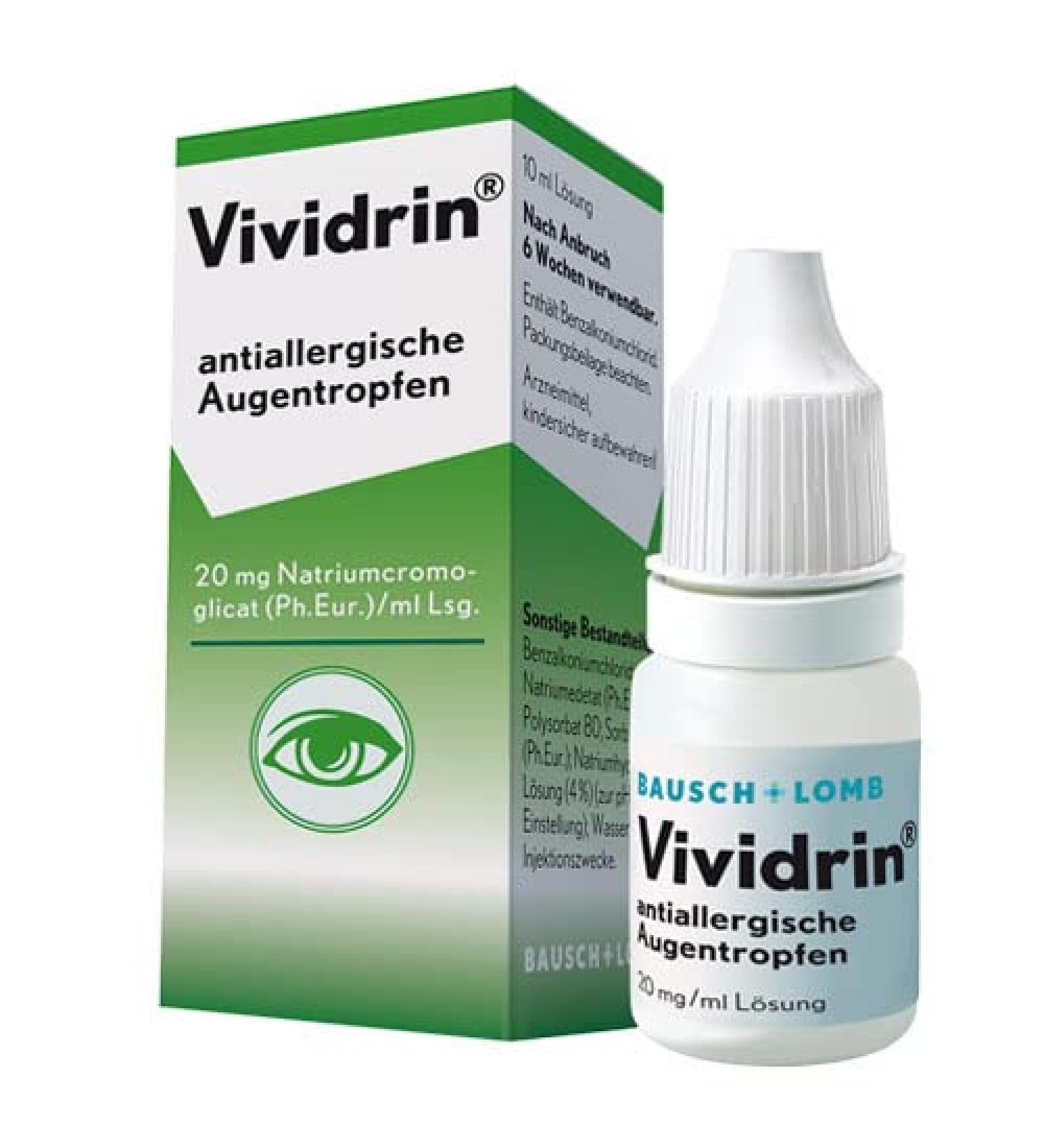 VIVIDRIN antiallergic eye drops 10 ml