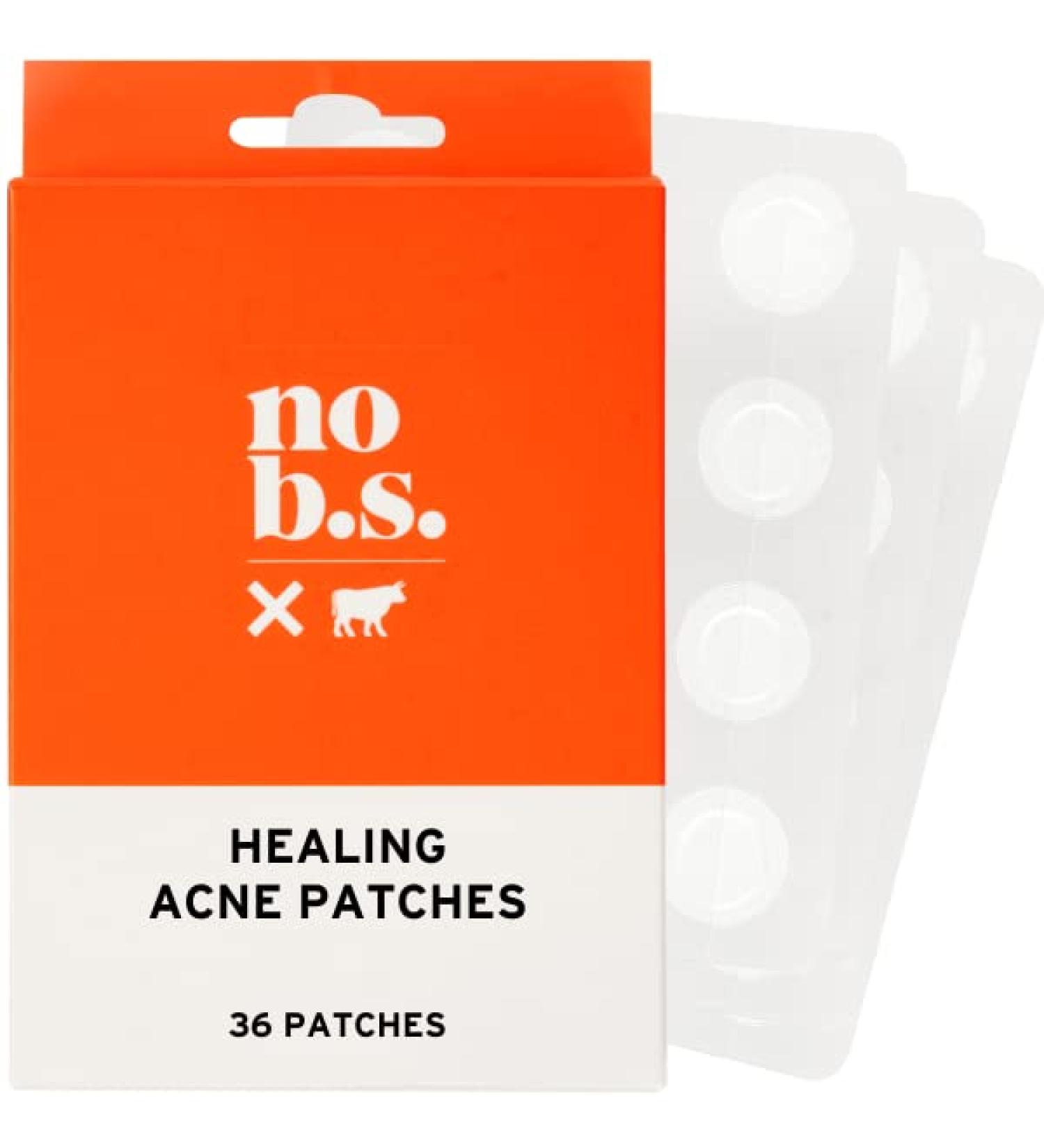Hydrocolloid Acne Patches - No BS Acne Spot Treatment for Clear Skin, 36 Patches - Buy Online on GoSupps.com