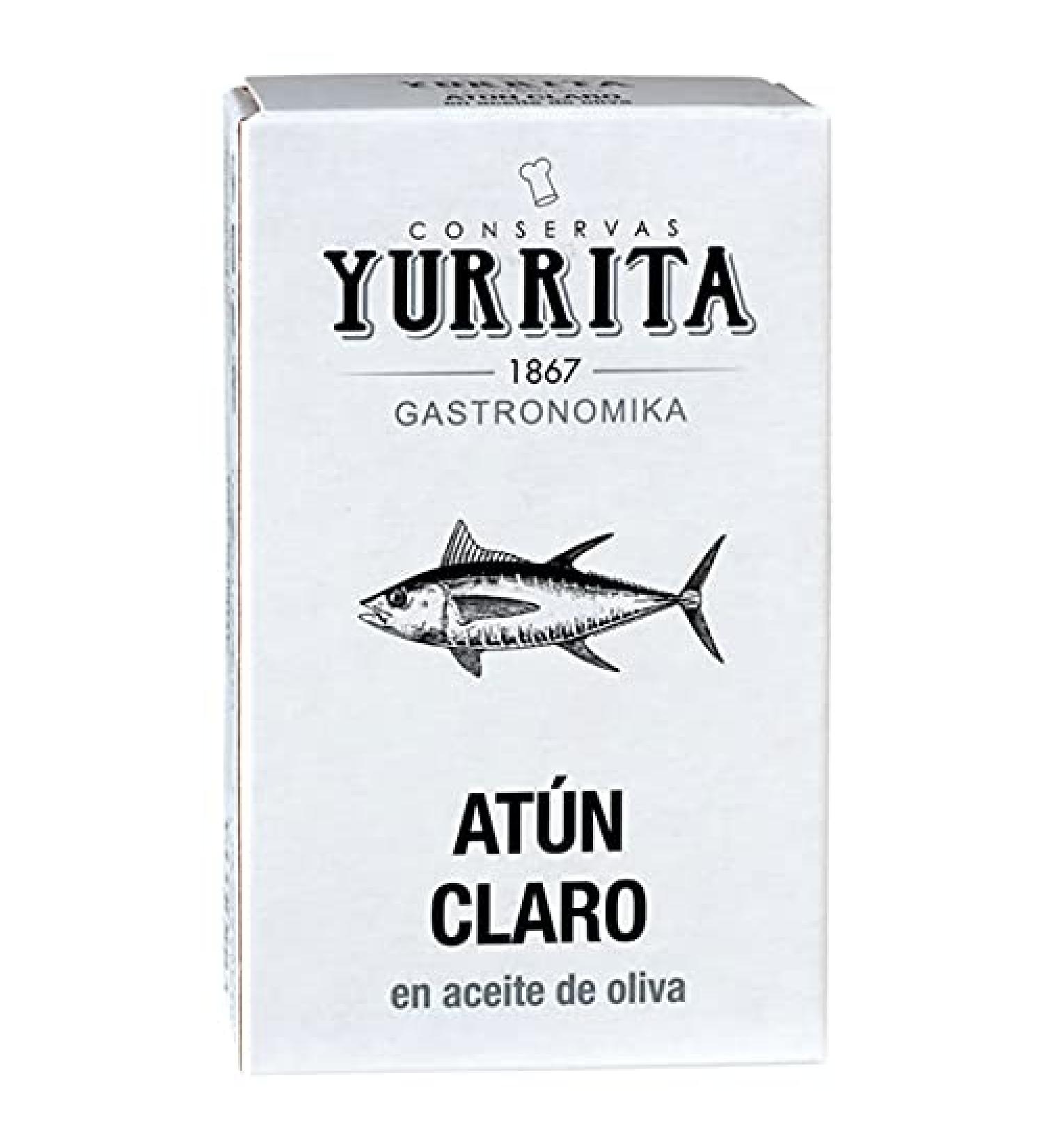 Yurrita Gourmet yellowfin tuna marinated in olive oil in a can from Spain 111 g