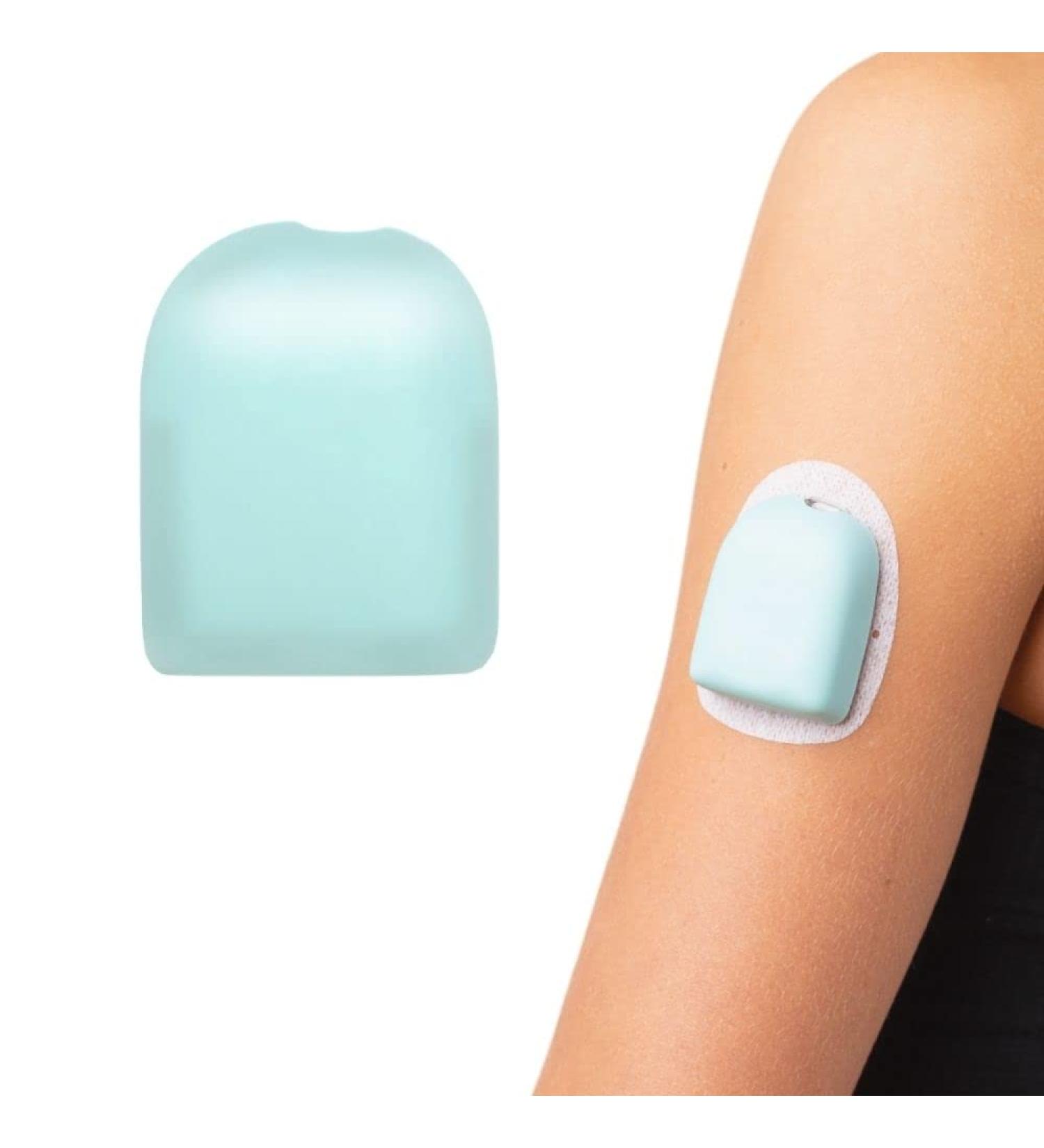 Sugar Medical PumpPOPS Reusable Omnipod Cover - Aqua | Soft, Flexible & Easy-to-Remove for Diabetic Insulin Pumps - Buy Online on GoSupps.com