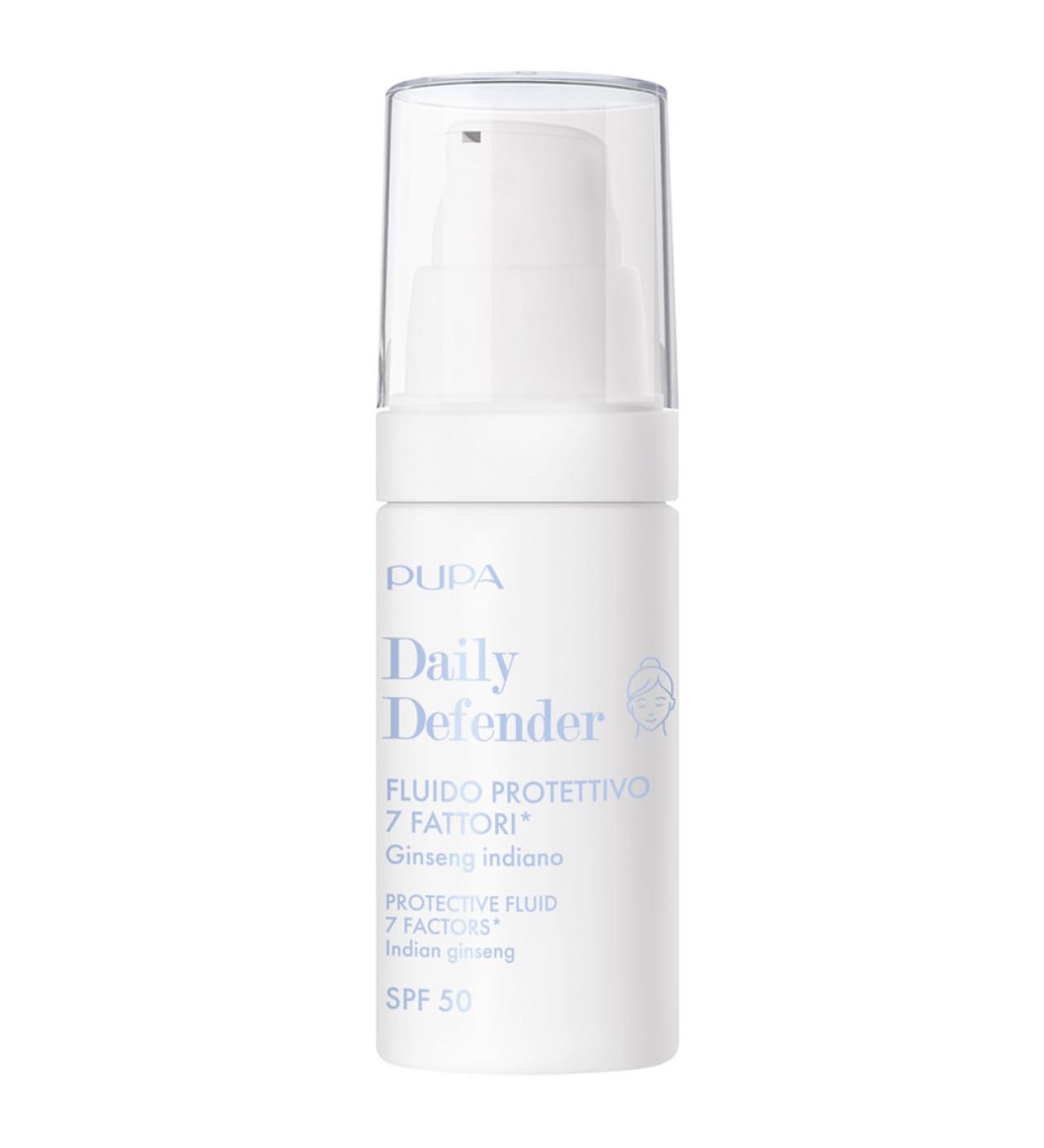 Pupa Daily Defender Protective Fluid 7 Factors 001 Transparent 30 ml SPF 50