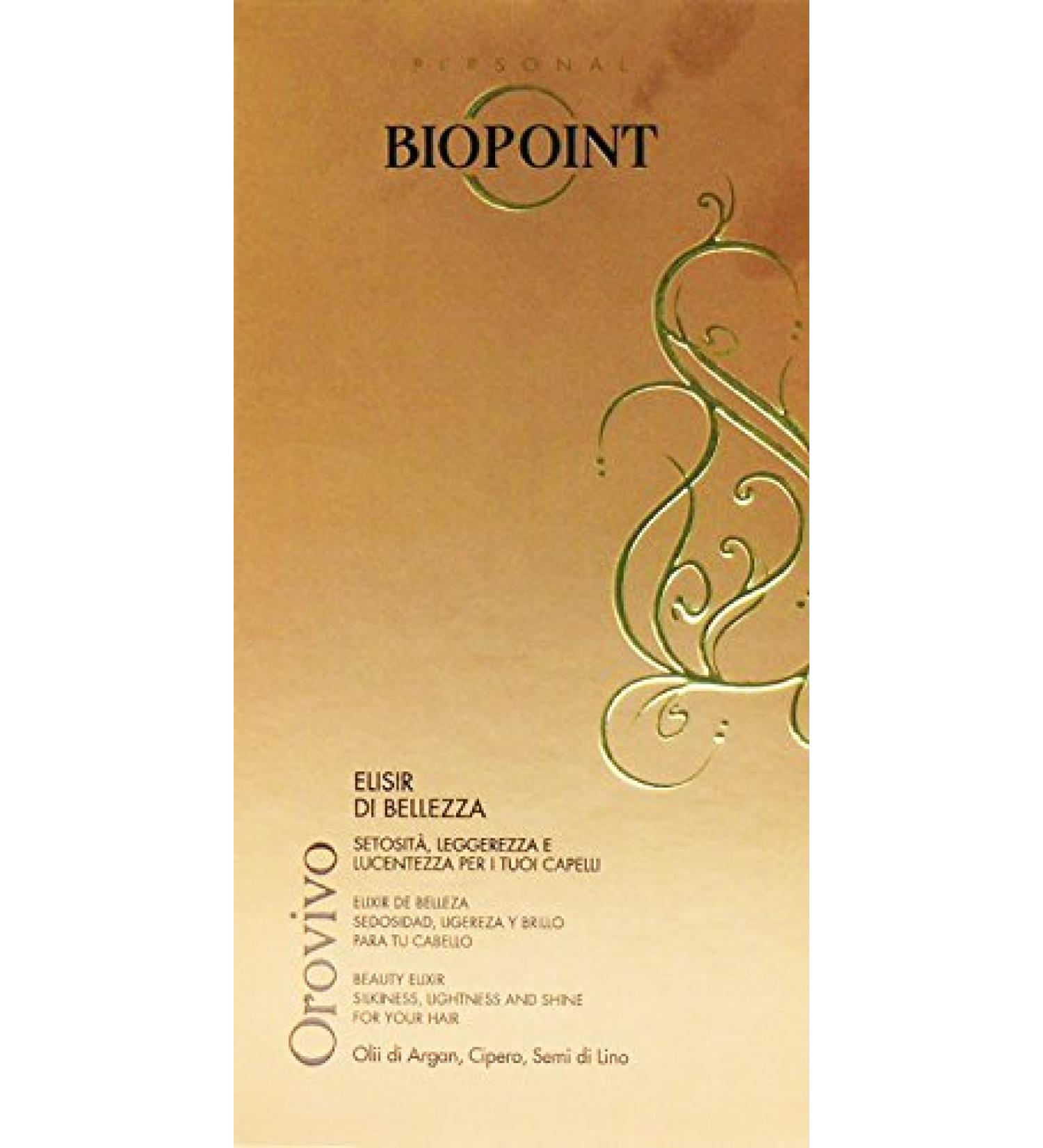 6 x Biopoint orovivo Elisir de beauté Hair treatment 100 ml