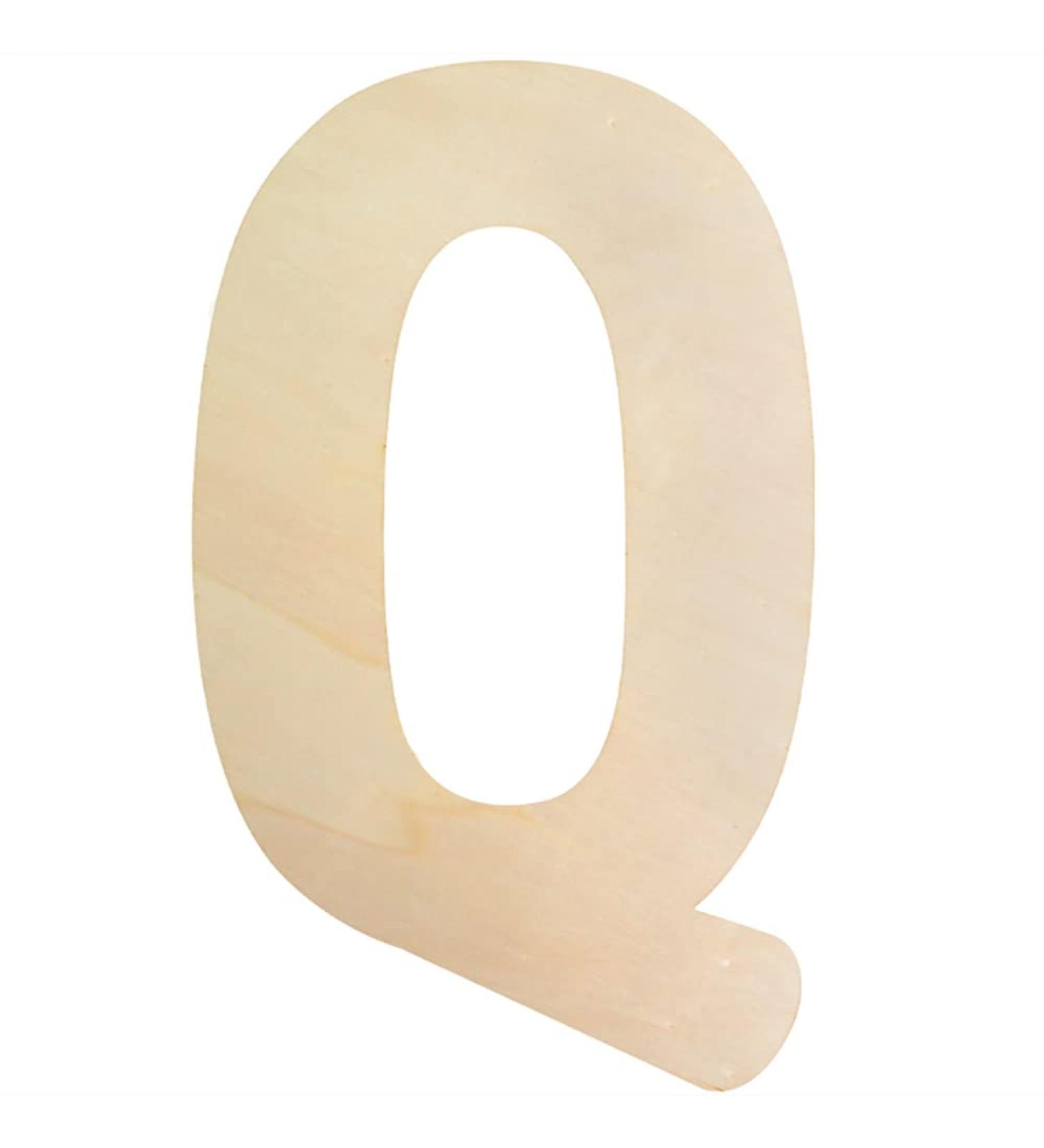 30cm Large Wooden Letter for Crafts & Home Decor - Capital Alphabet Nursery Wall Art Sign Board - Buy Online on GoSupps.com