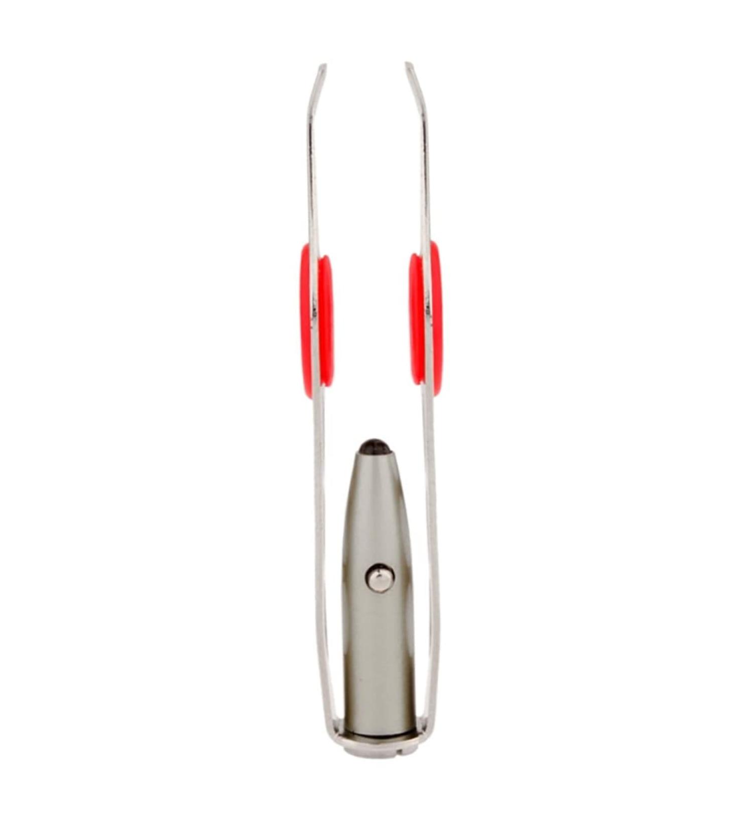 1PC Tweezers With Light Stainless Steel Eyebrow Tweezer Hair Removal Spotlight Eyelash Tweezer Professional Beauty Tools Illuminate Dark Areas Eyebrow Tweezers - Buy Online on GoSupps.com