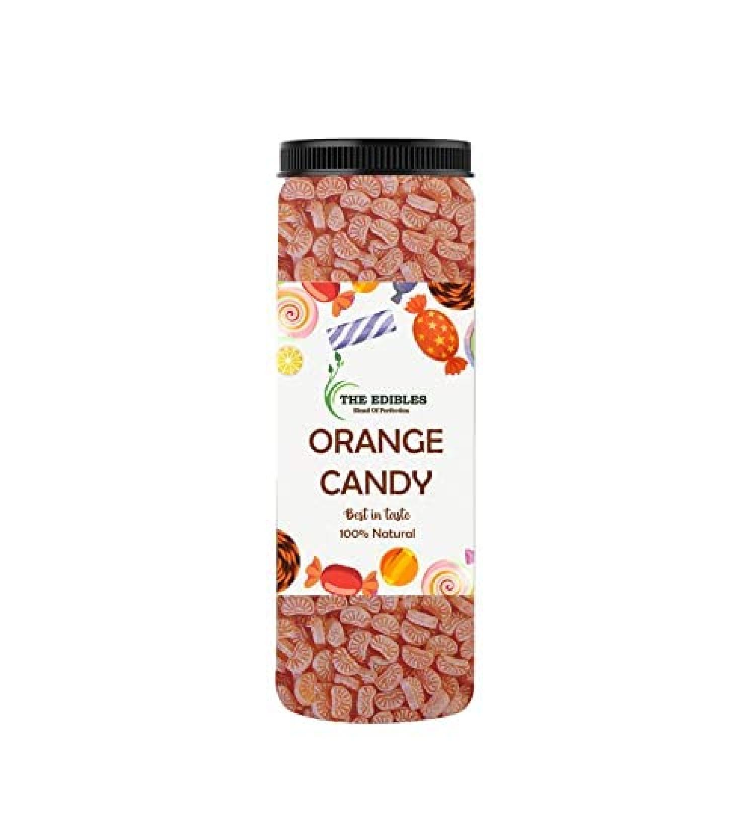 THE EDIBLES Orange Candy 250 gm| Narangee Candy | Narangee Toffee_Packing May Vary - Buy Online on GoSupps.com