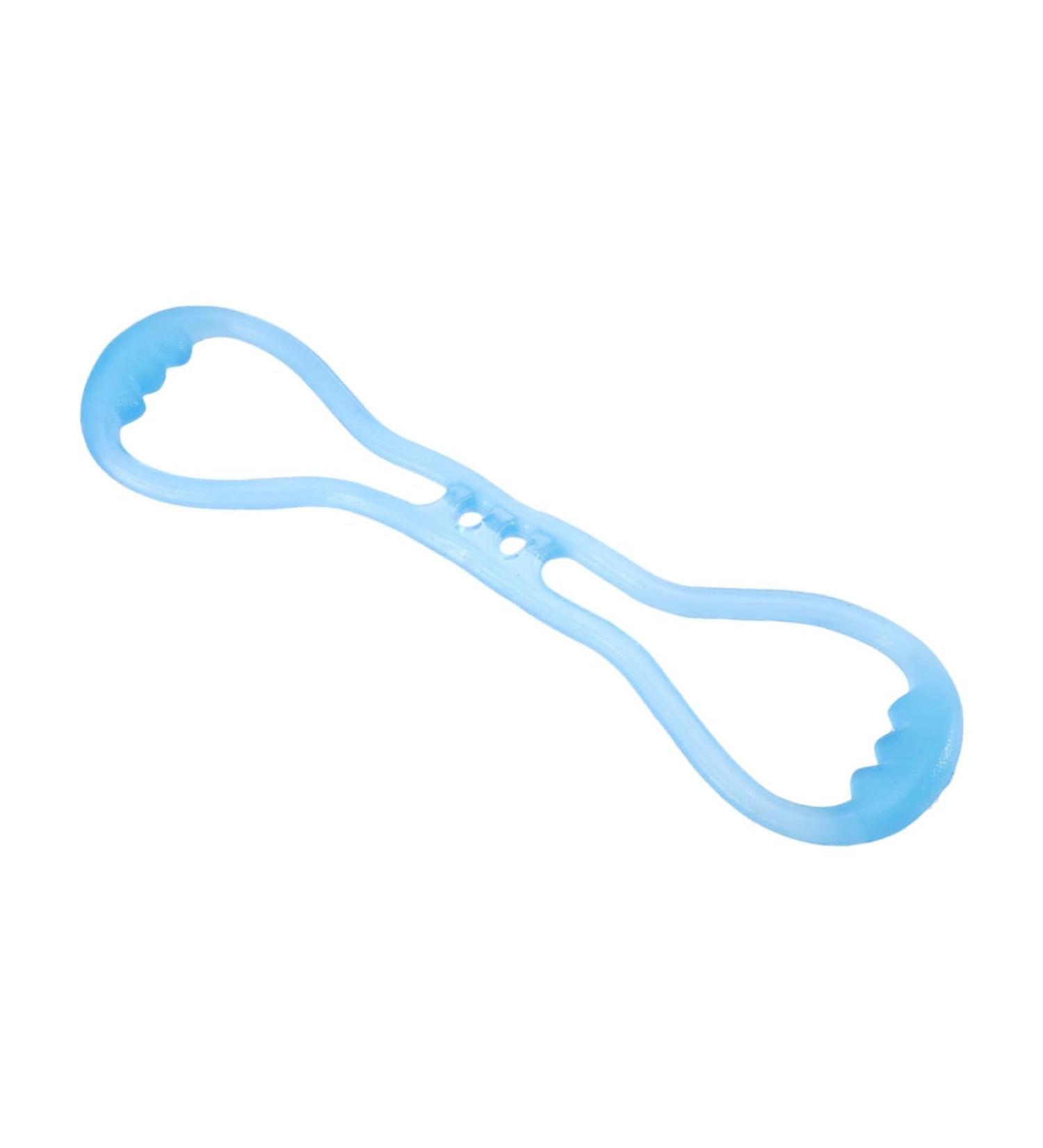 SUPVOX 2pcs Blue Medium Silicone Yoga Tension Bands - Multifunctional Elastic Fitness Equipment for Home & Gym - Buy Online on GoSupps.com