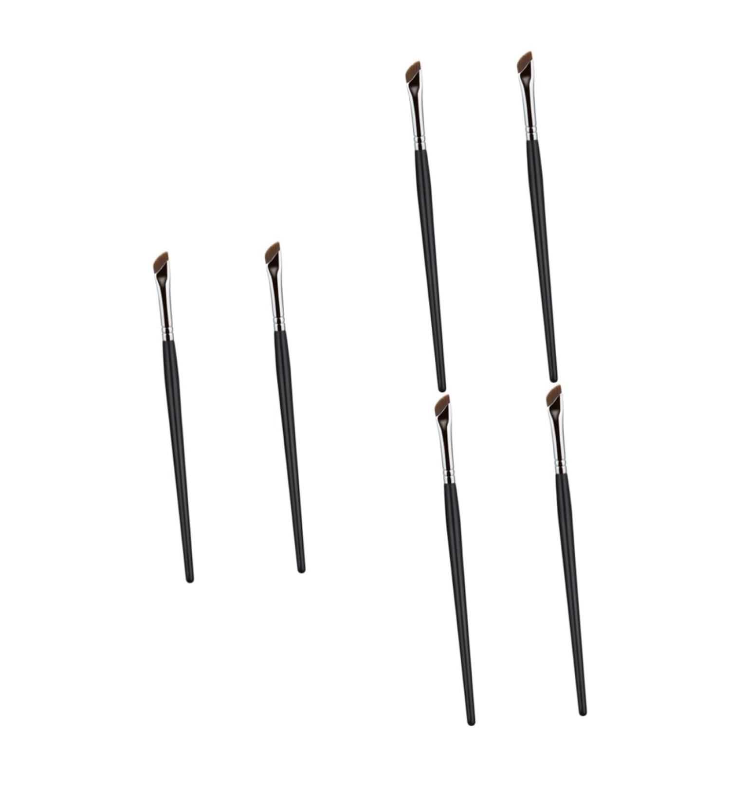 Healeved 6 Pcs Eyebrow Brush Fine Point Eyeliner Angled Eyeliner Brush Women Makeup Brush Artificial Fiber - Buy Online on GoSupps.com