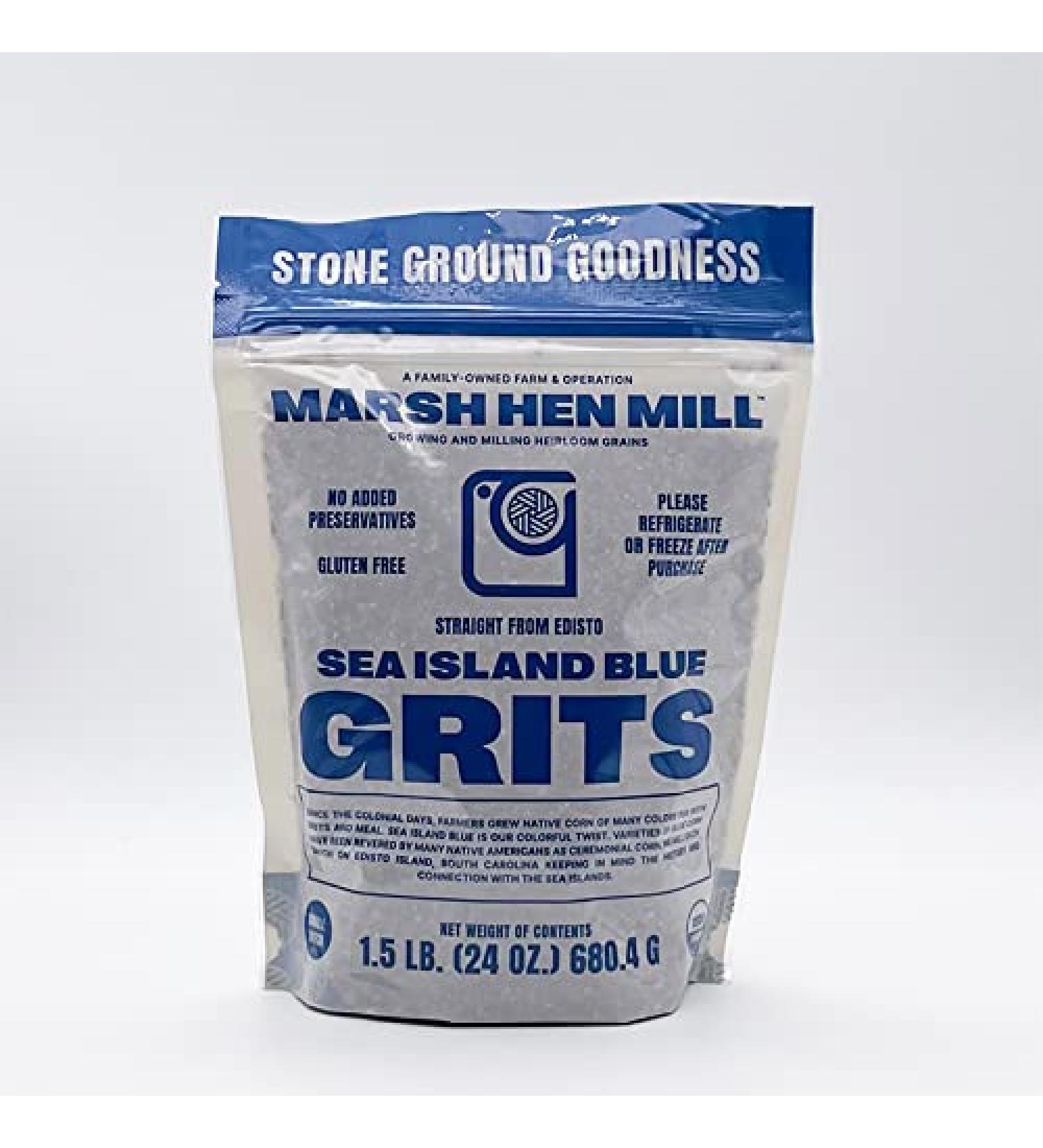 Marsh Hen Mill Sea Island Blue Grits, 24 OZ