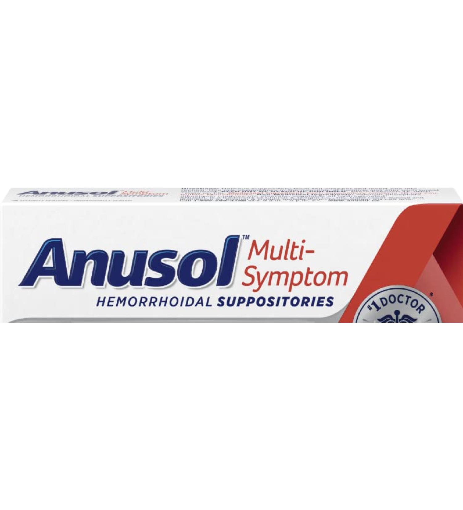 Anusol Multi-Symptom - 24 Hemorrhoidal Suppositories (24 Suppositories)