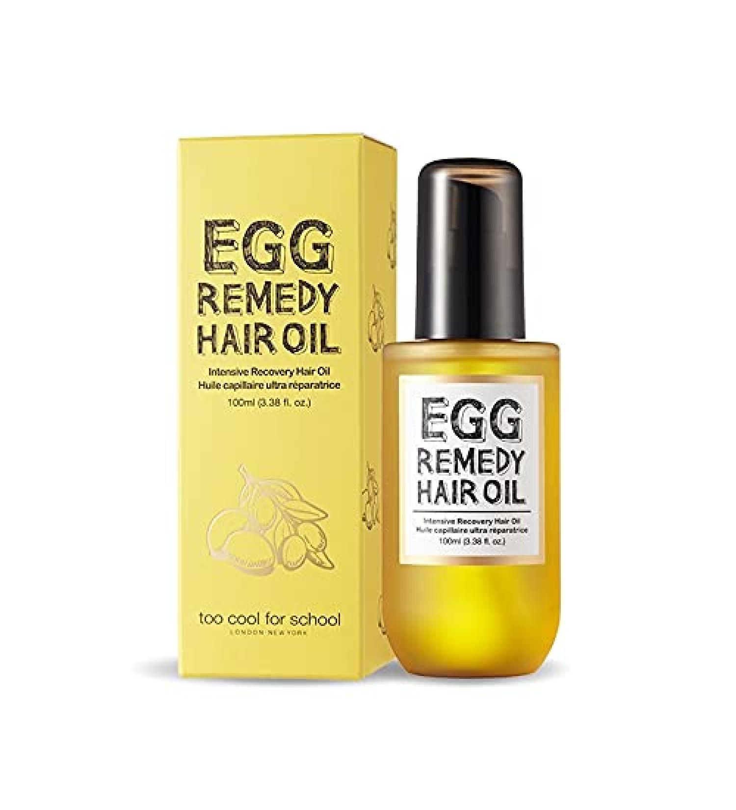 Too Cool For School Egg Remedy Hair Oil - Nourishing Hair Treatment - Buy Online on GoSupps.com