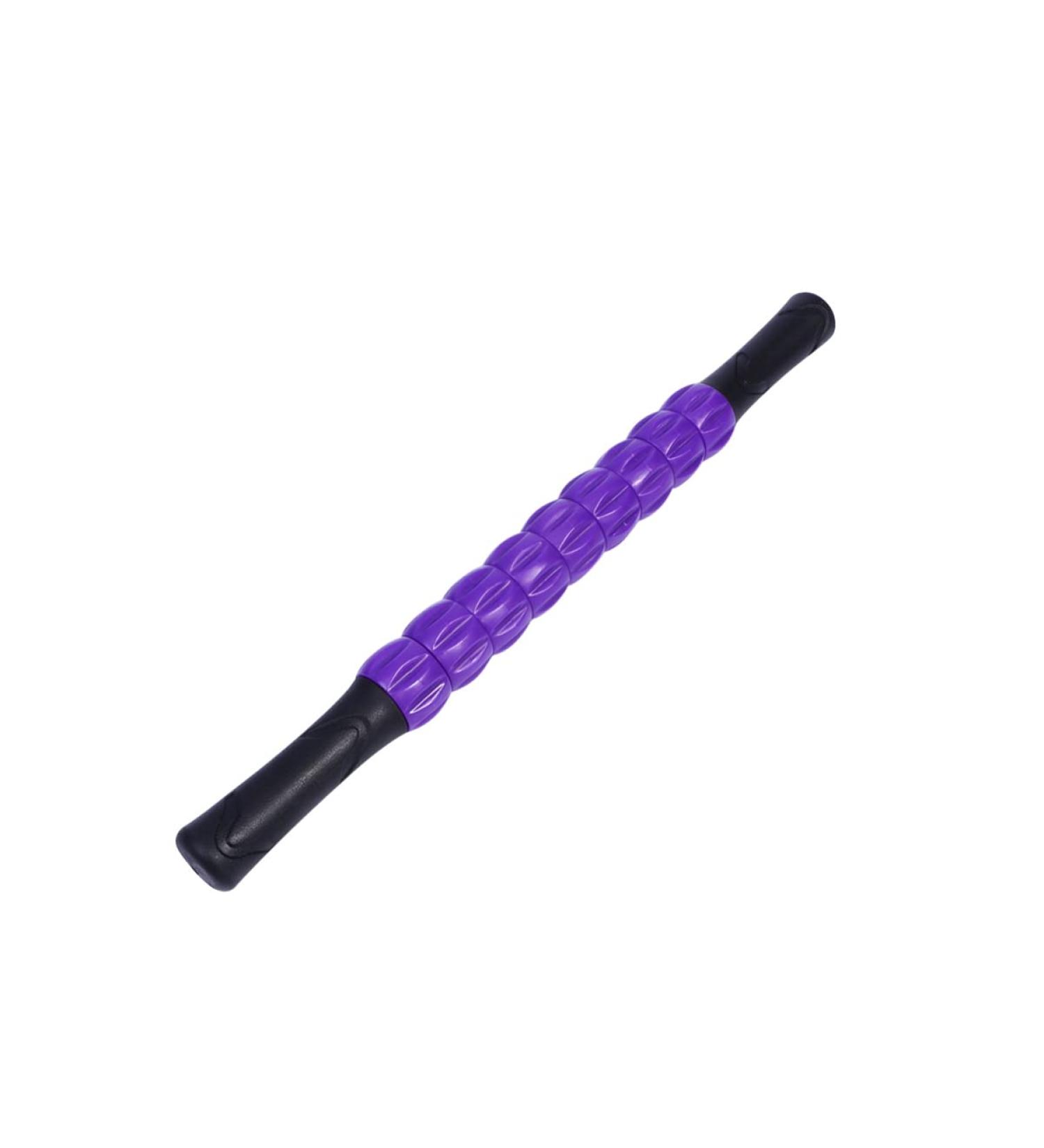 Deep Tissue Massage Roller Stick for Legs & Back - Violet Muscle Roller for Pain Relief - Buy Online on GoSupps.com