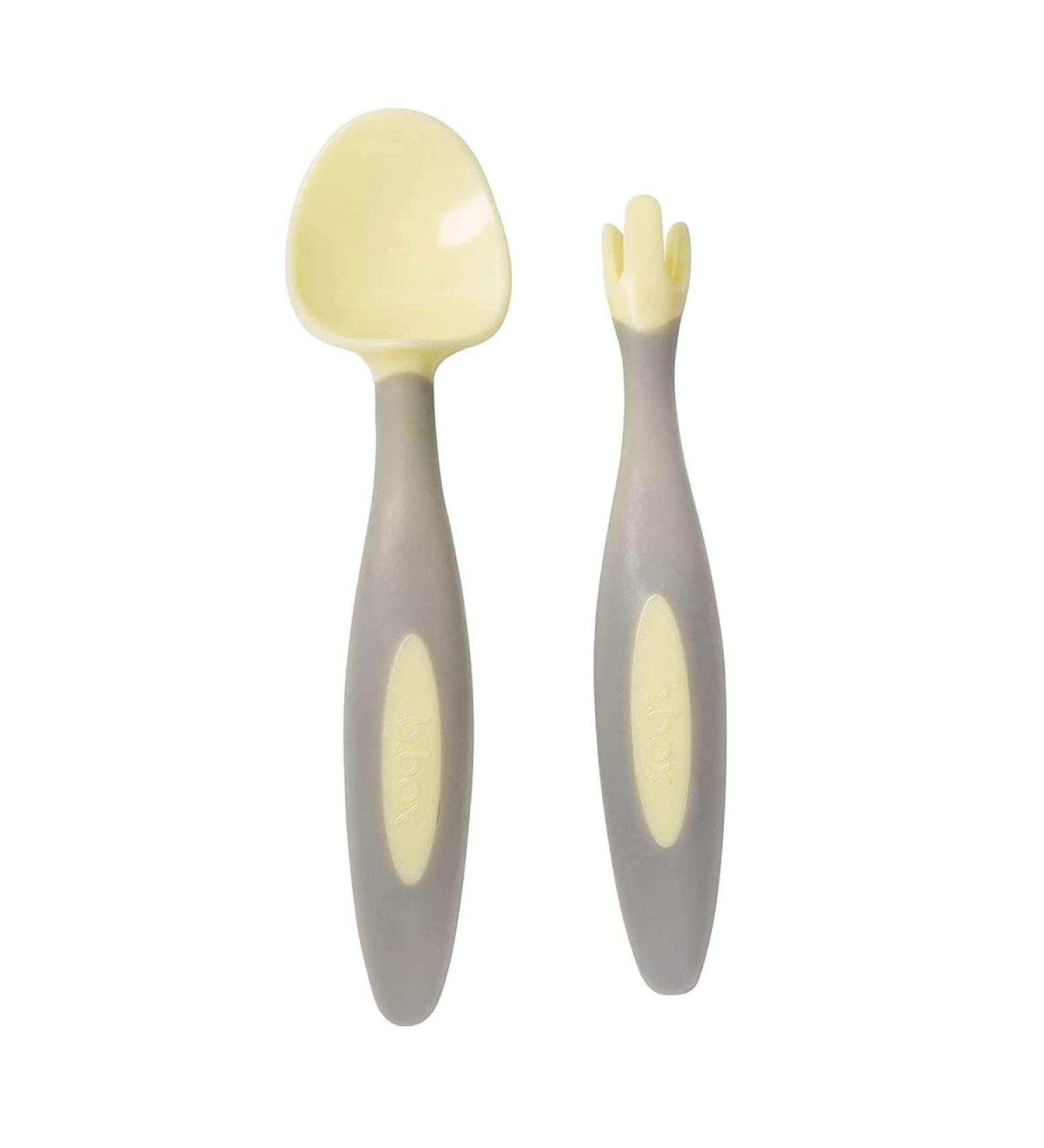 Banana Split Toddler Cutlery Set with Unique Fork and Spoon Design - Buy Online on GoSupps.com