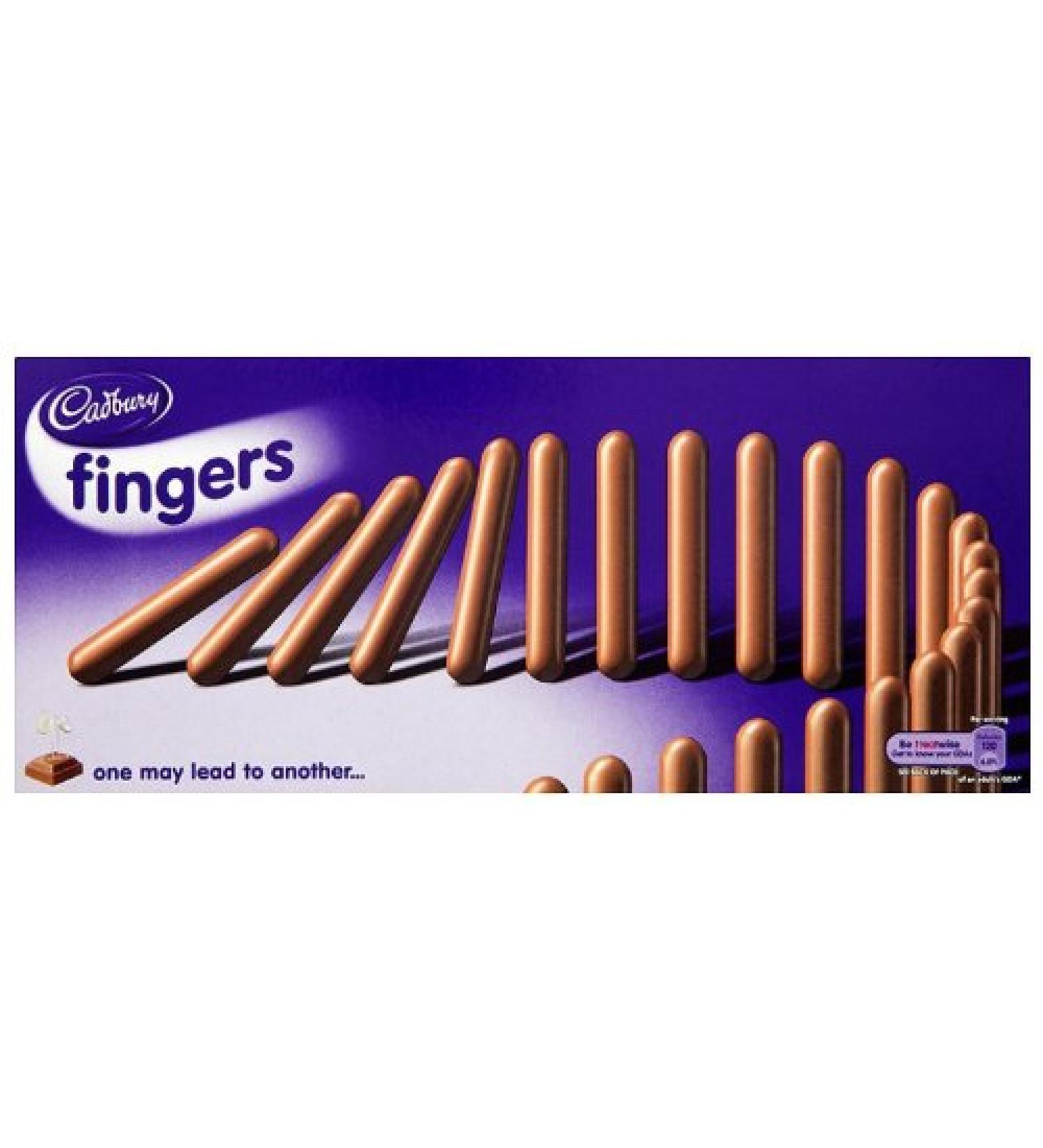 Cadbury Cadbury Milk Chocolate Fingers 125g Pack of 6