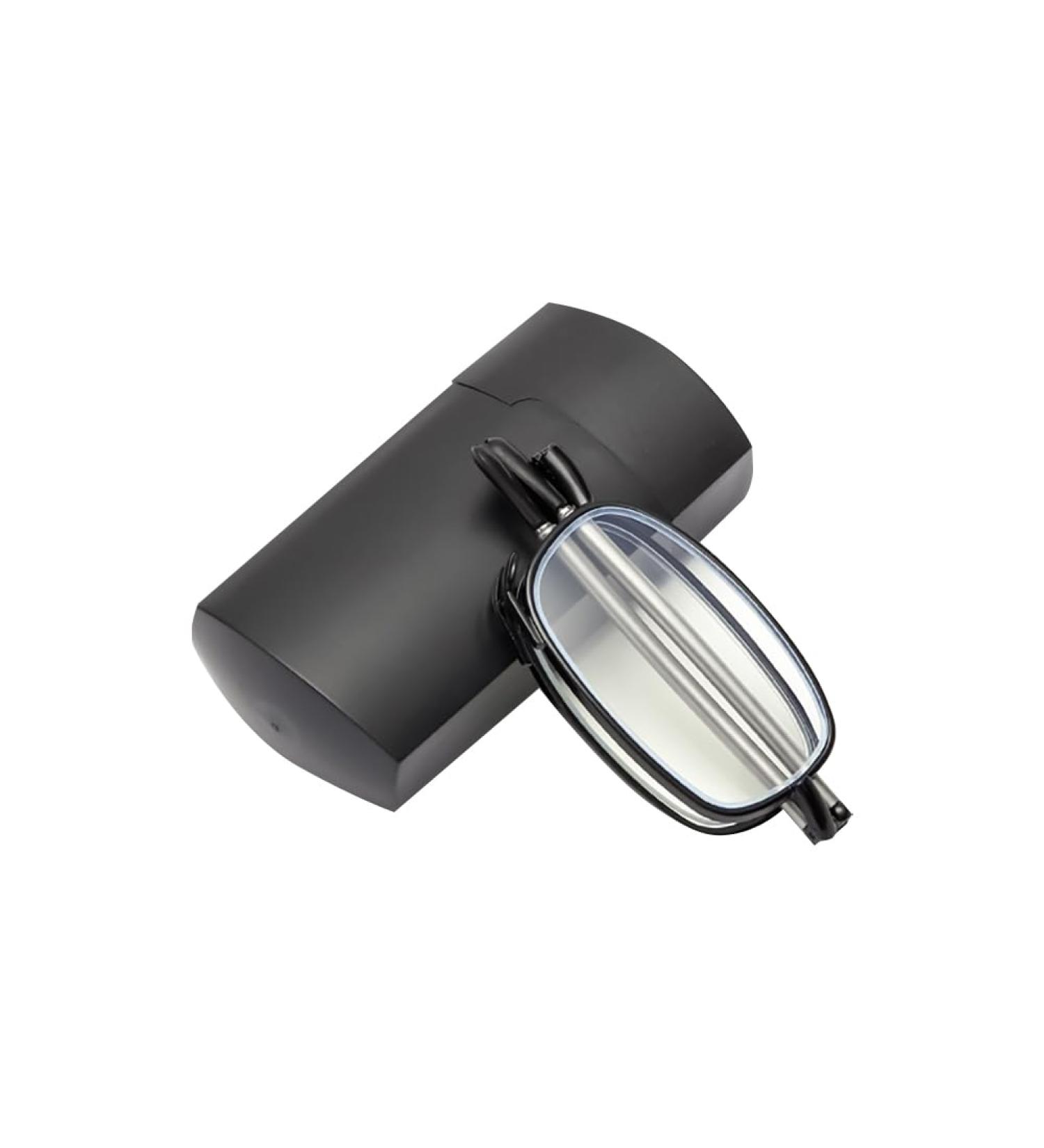 Portable Folding Reading Glasses - Compact Slim Eyeglasses Lightweight Pocket Readers with Case (1.0) - International Shipping Available - Buy Online on GoSupps.com