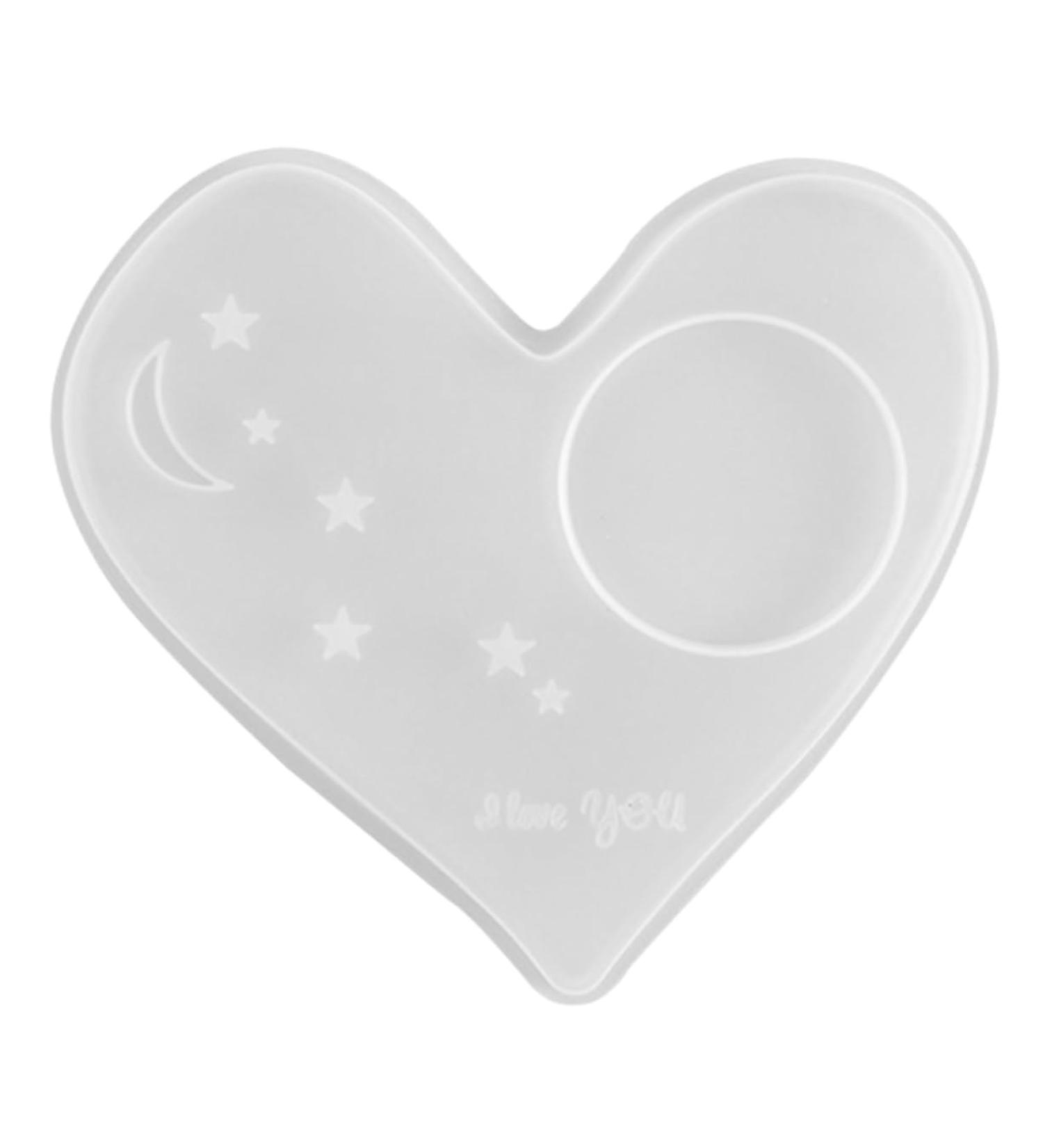 NUOBESTY Coaster Mold Silicone Molds Tray Mold Resin Coasters Simple Diy Mold Manual Mold Crystal Epoxy White 13.6X13CM - Buy Online on GoSupps.com