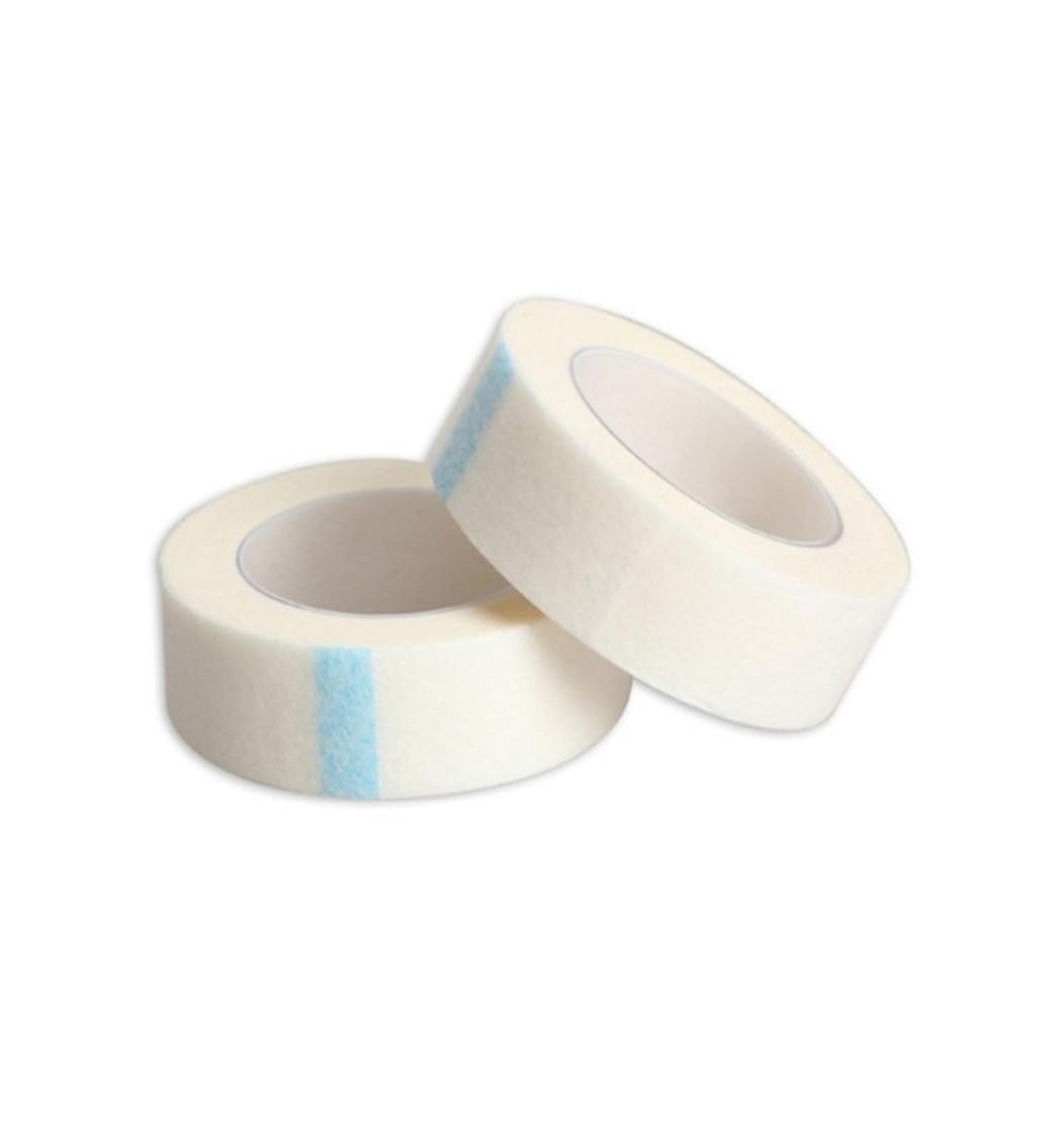 5Rolls White Eyelash Tape Adhesive Fabric Eyelash Tapes for Sensitive Skin Eyelashes Extension Supply Eyelash Tape - Buy Online on GoSupps.com