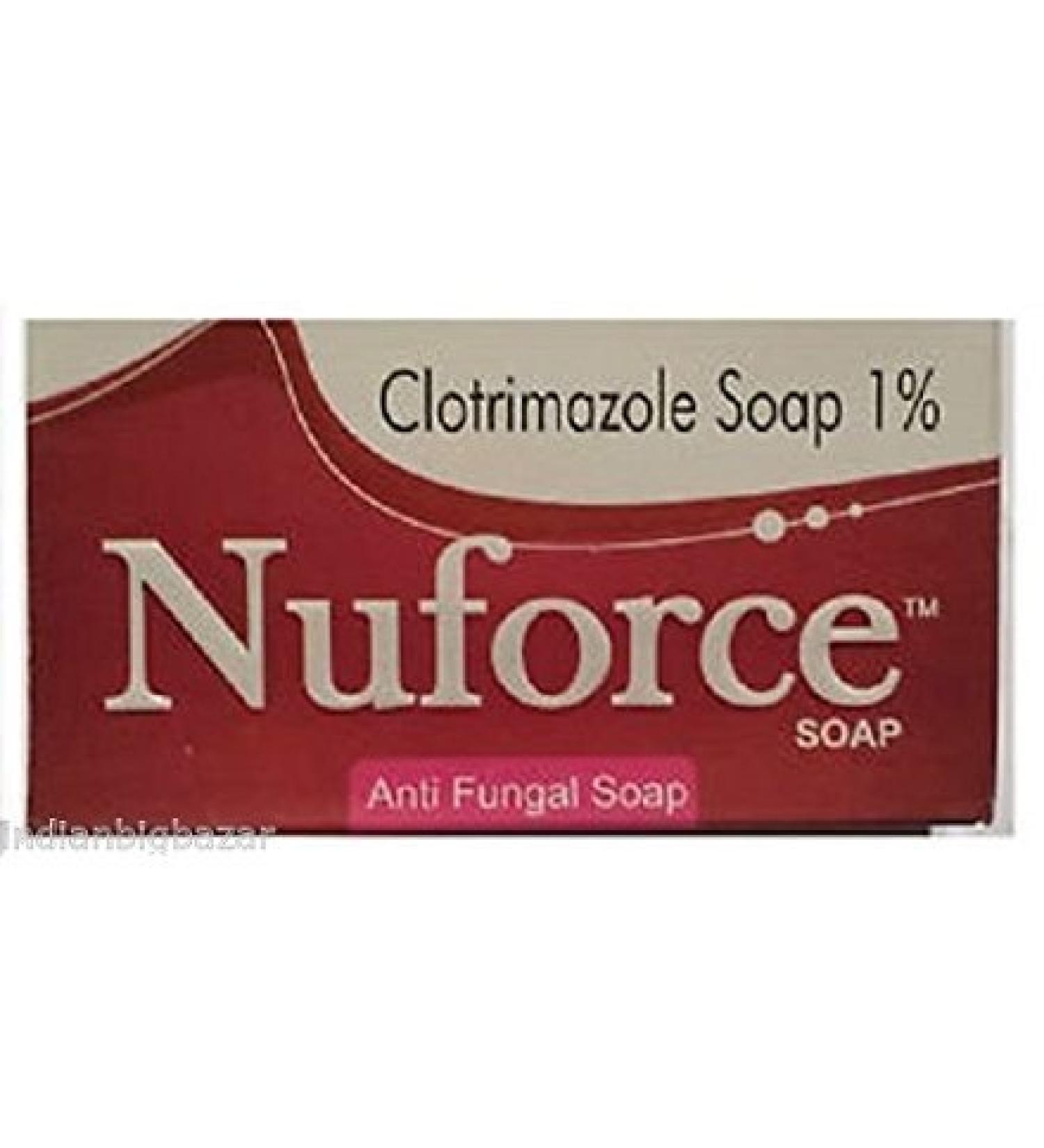 Nuforce Clotrimazole Soap 1% - 75g (Anti Fungal Soap) TFM 76% Skin Infections
