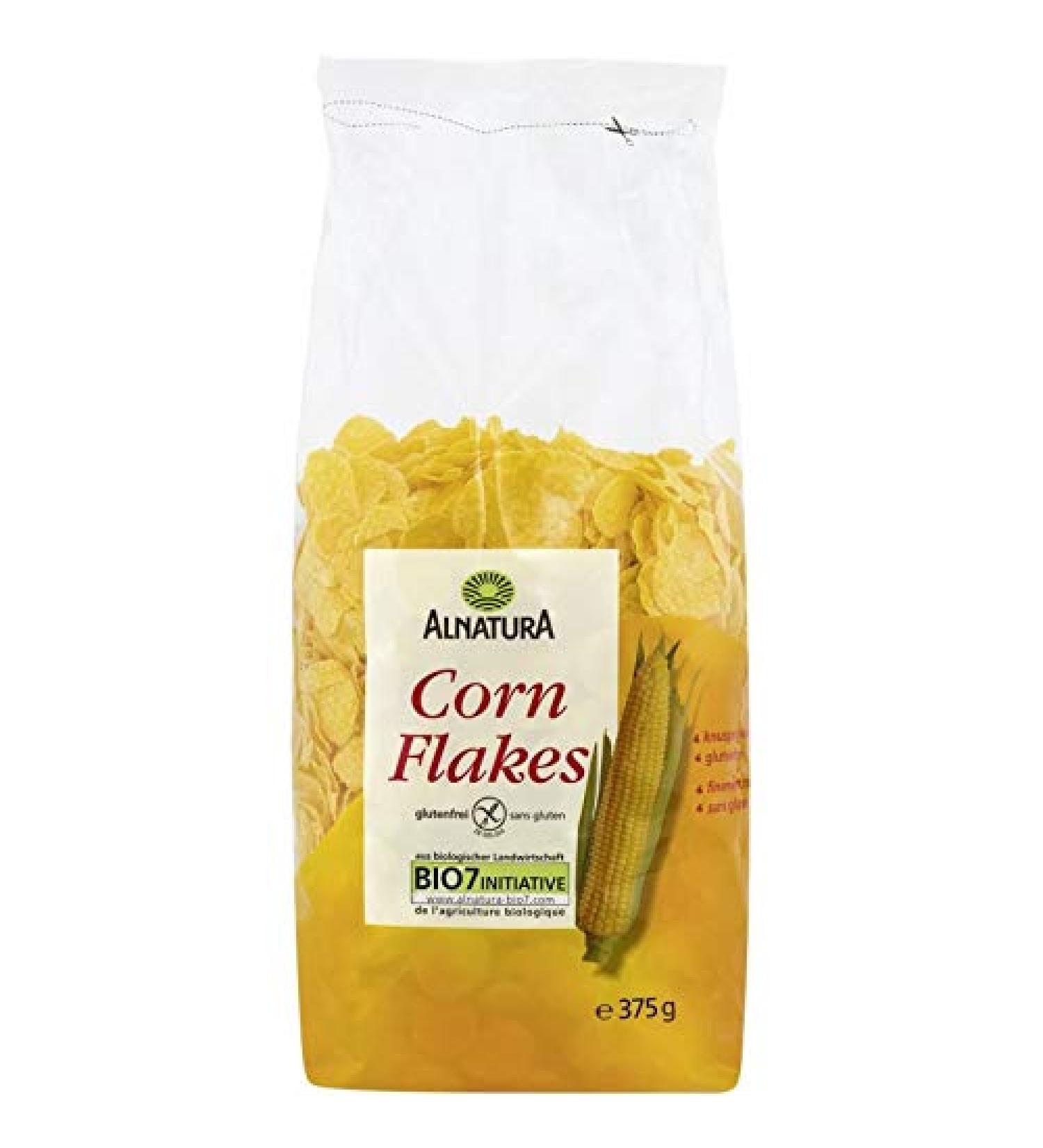 C r ales petit-d jeuner ALNATURA - Corn Flakes Bio 375g : des c r ales croustillantes pour un petit d jeuner sain et gourmand - Lot De 4 - Vendu Par Lot