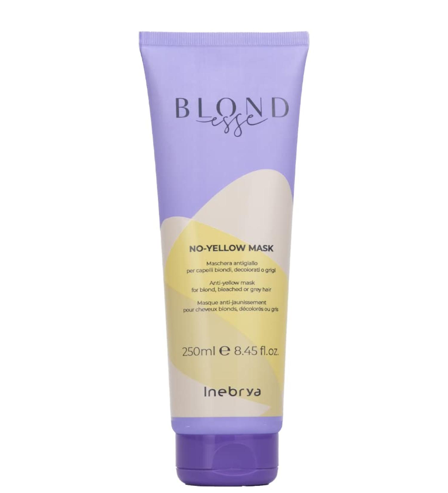 Inebrya Blondesse No-Yellow Mask 250ml Cedar 300 ml (1 pack)