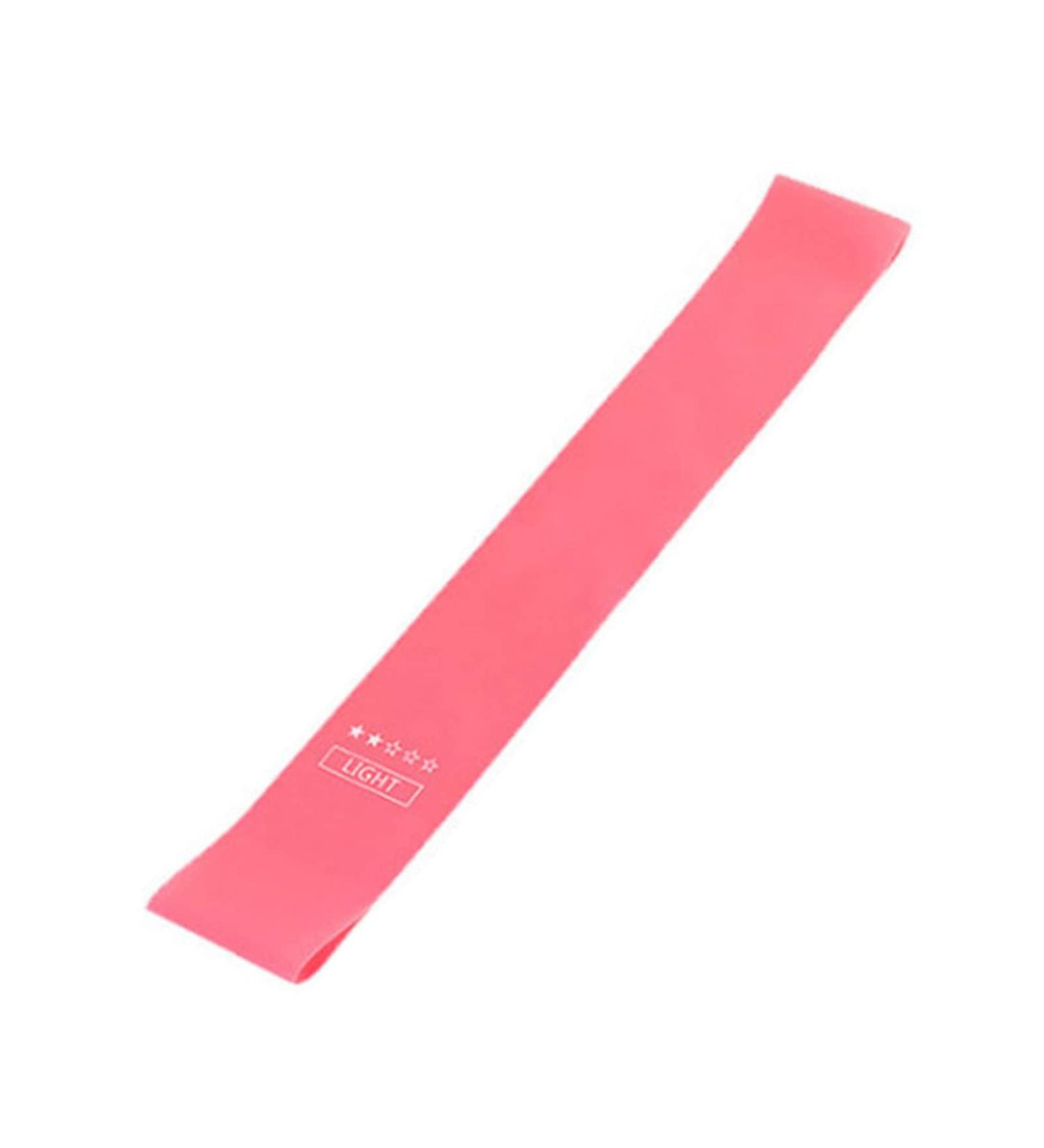 Resistance Band Durable Body Shaping Resistance Loop Exercise Band Pink