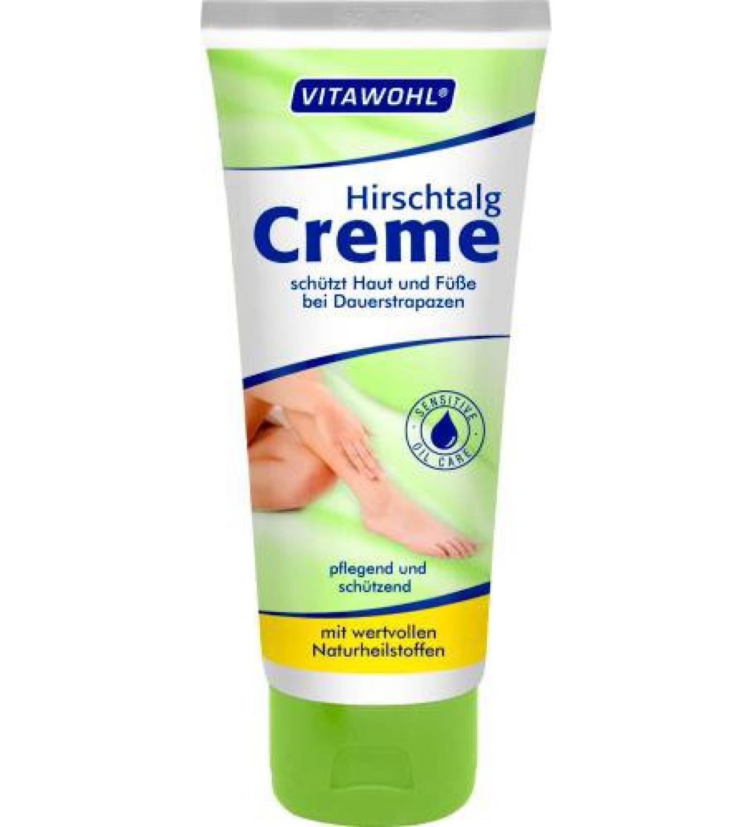 Vitawohl Deer Tallow Cream 100 ml pack of 2 (2 x 100 ml)