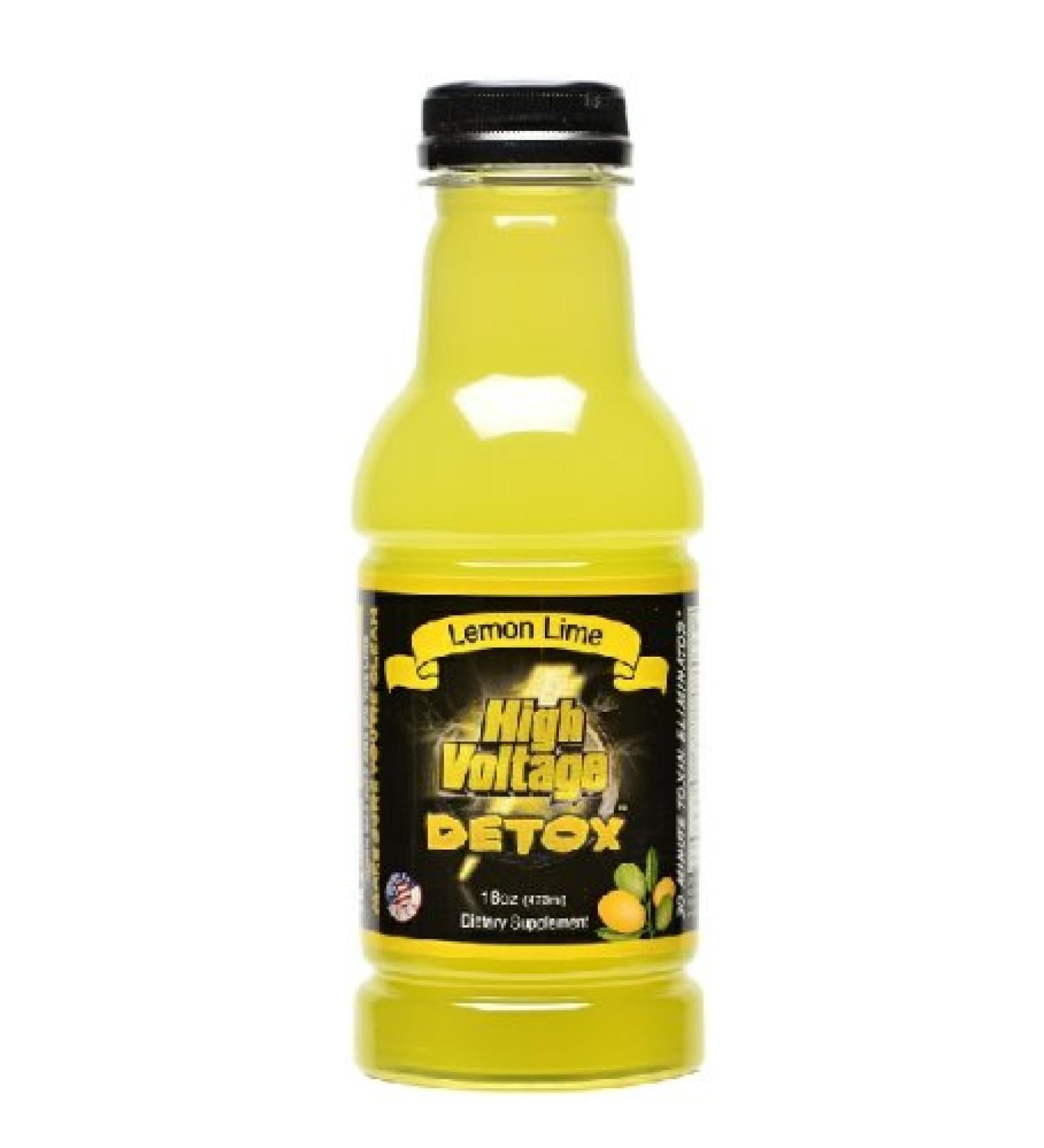 High Volatge Detox Drink 16 oz. Lemon Lime Flavor
