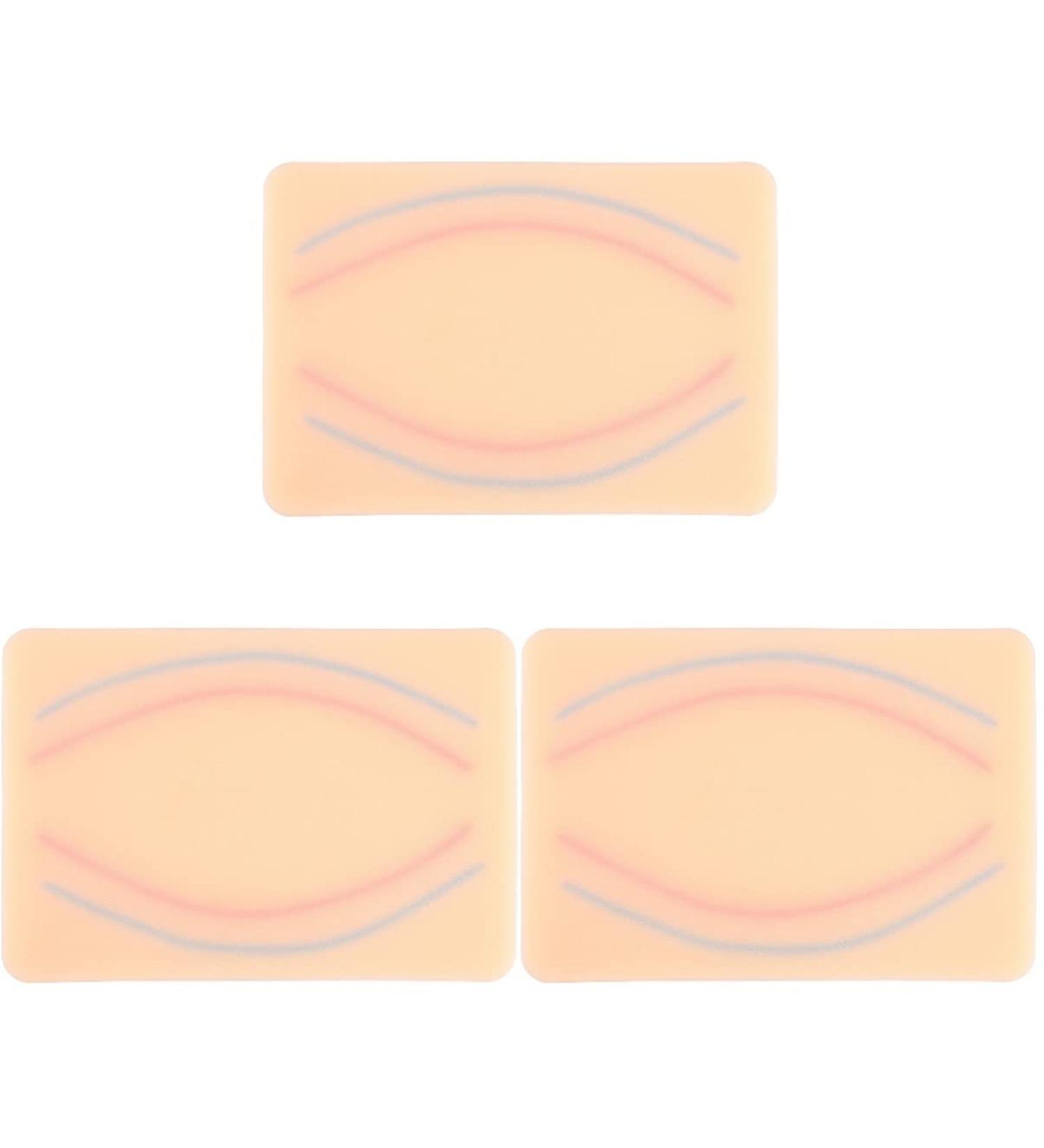 Skin Injection Practice Training Model Set - 3pcs Silicone Nurse Pads 18x12cm - Buy Online on GoSupps.com