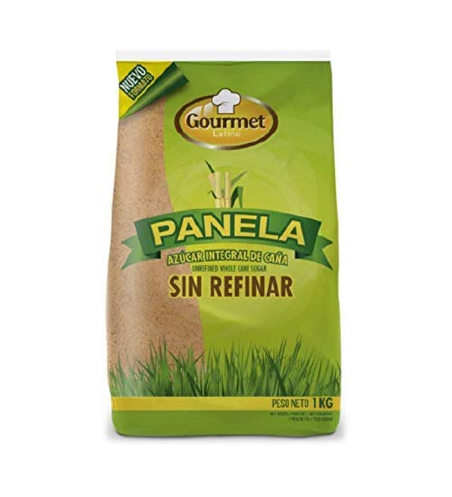 Gourmet Latino Panela: 100% Natural Unrefined Whole Cane Sugar - 1 Kg - Buy Online on GoSupps.com