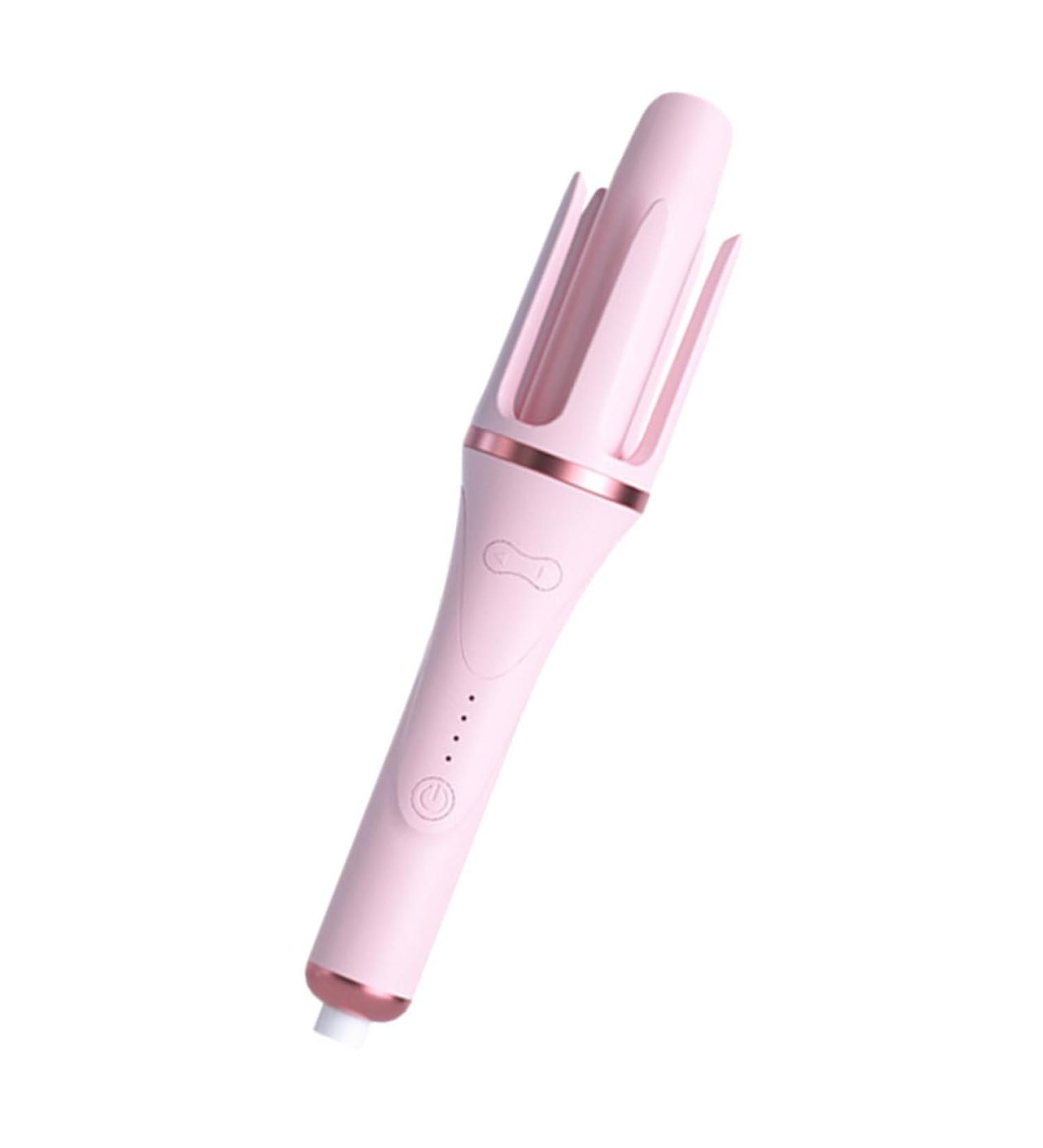 BIUDECO Pink Adjustable Hair Curler Crimper Hair Tool Straightener Hair Curling Wand Abs - Buy Online on GoSupps.com