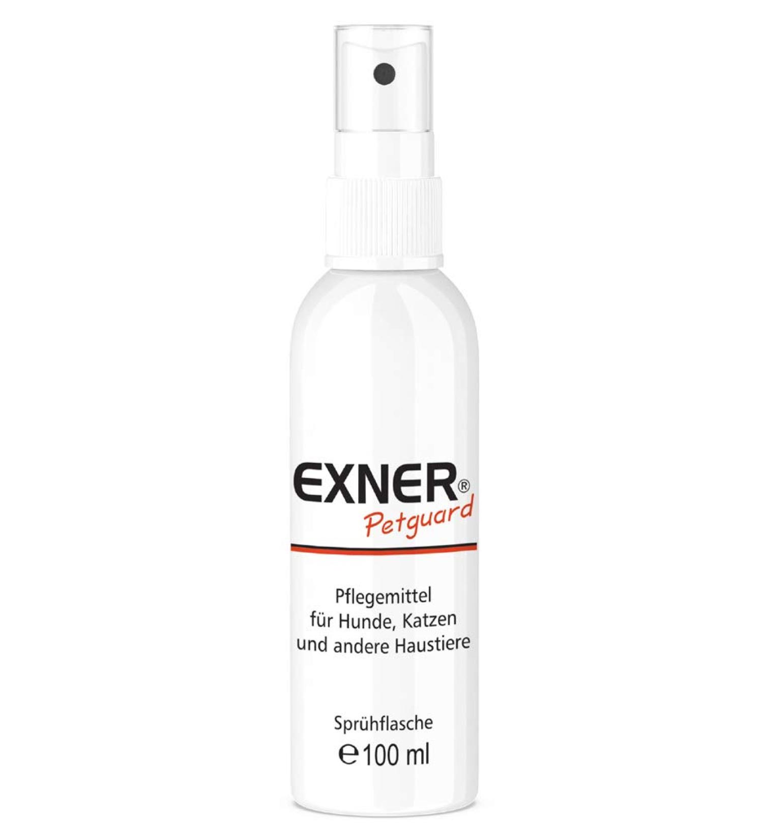 Exner Petguard Fell Care - Natural Itch Relief Spray for Dogs Cats & Pets | 100 ml - Treat Hair Loss Inflammation Parasites & Mites - Buy Online on GoSupps.com