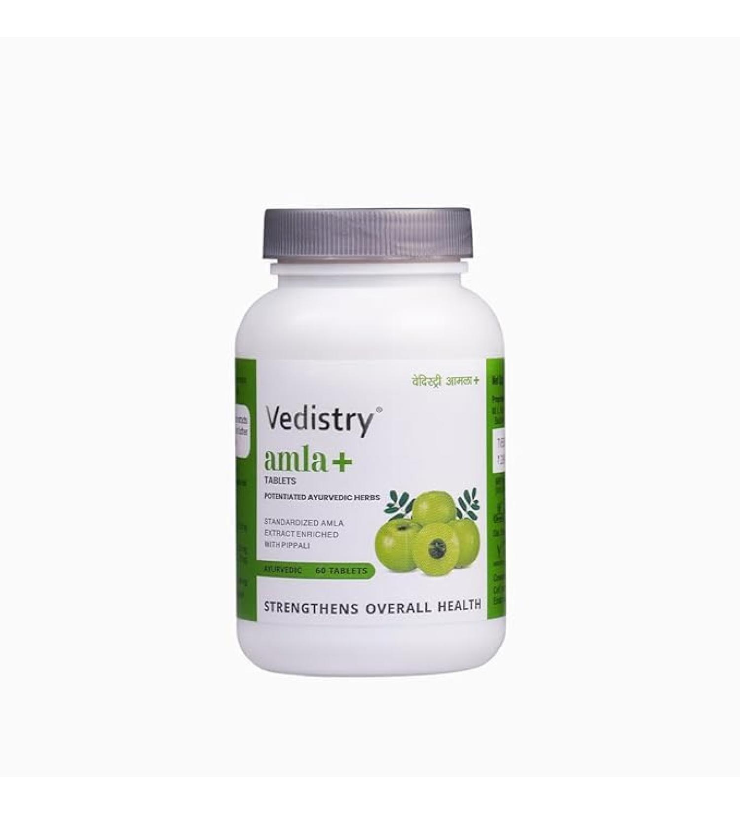 Amla+ with Piperine Promote Skin & Hair Health 60 Tablet - Buy Online on GoSupps.com