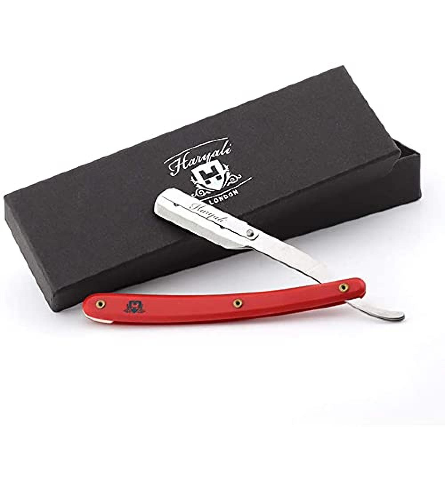 Premium Men's Razor & Traditional Barber Knife Set | Designer Gift Box for Father's Day - Buy Online on GoSupps.com