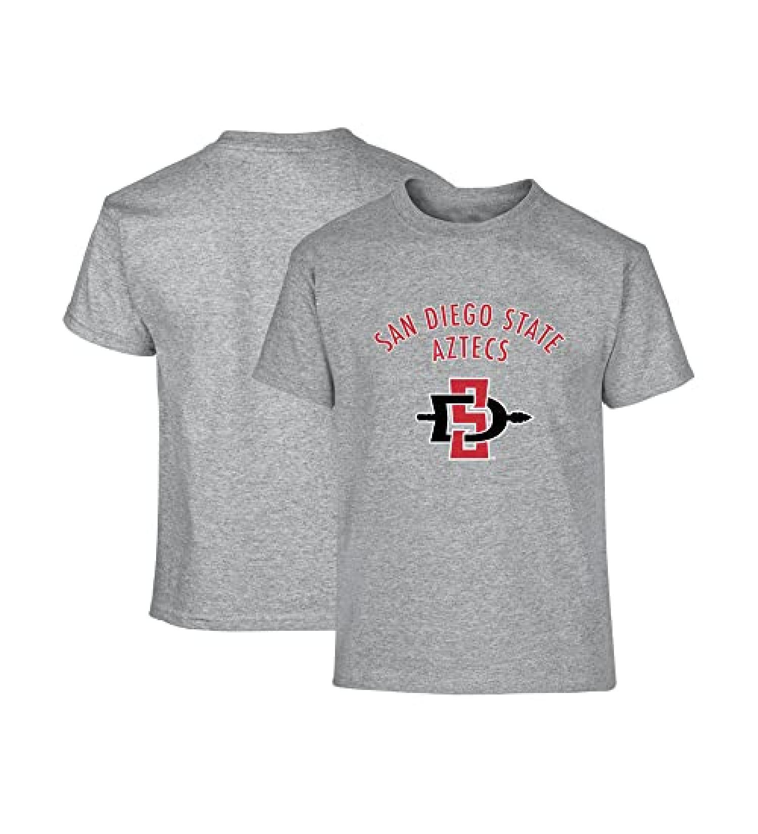 Venley Official NCAA San Diego State Aztecs Youth T-Shirt - X-Large, Sport Grey - Buy Online on GoSupps.com