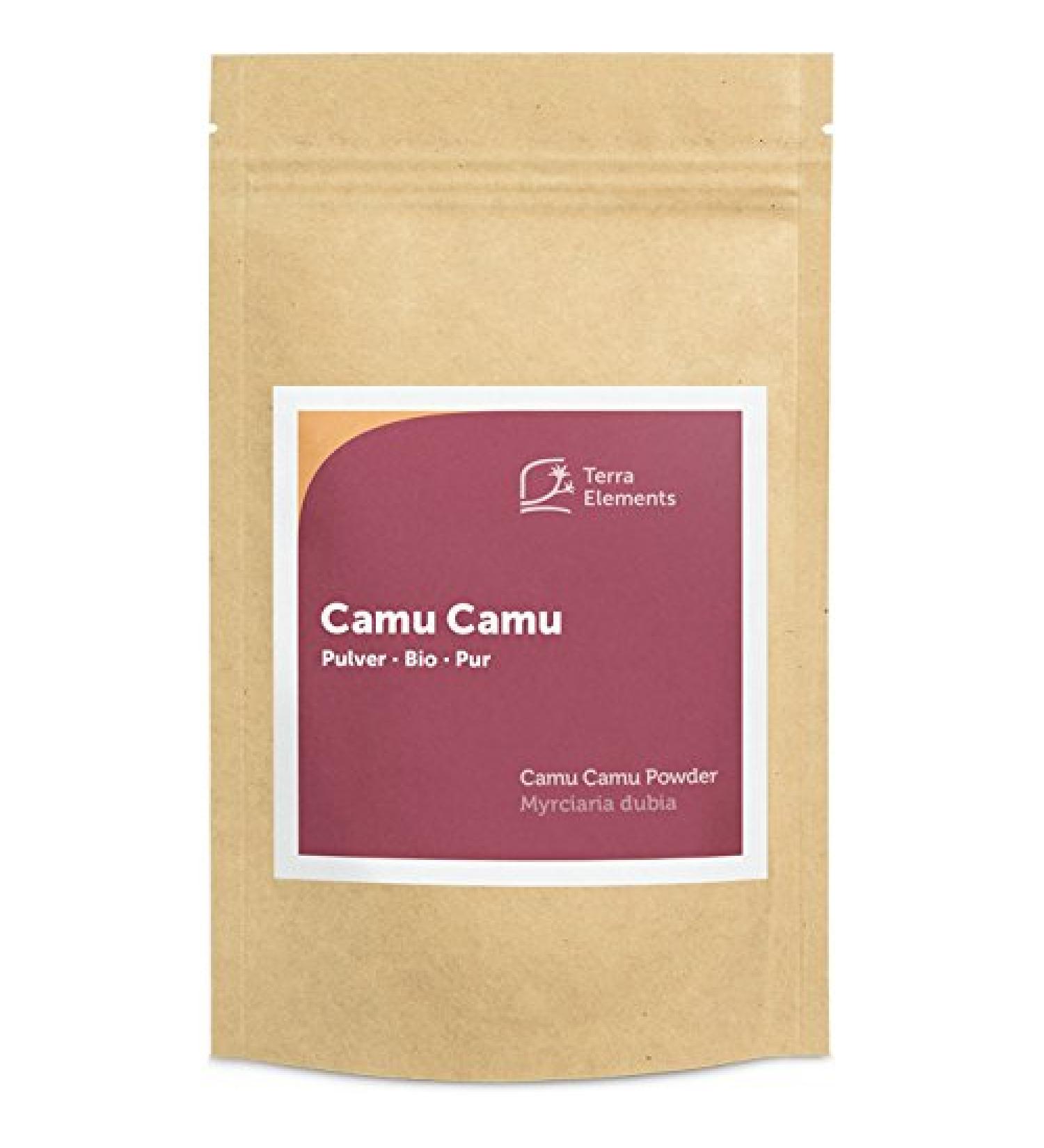  Terra Elements Terra Elements Bio Camu Camu Pulver 100g I Reich an Vitamin C I 100% Kidney I Vegan I Rohkost**G - Buy Online on GoSupps.com