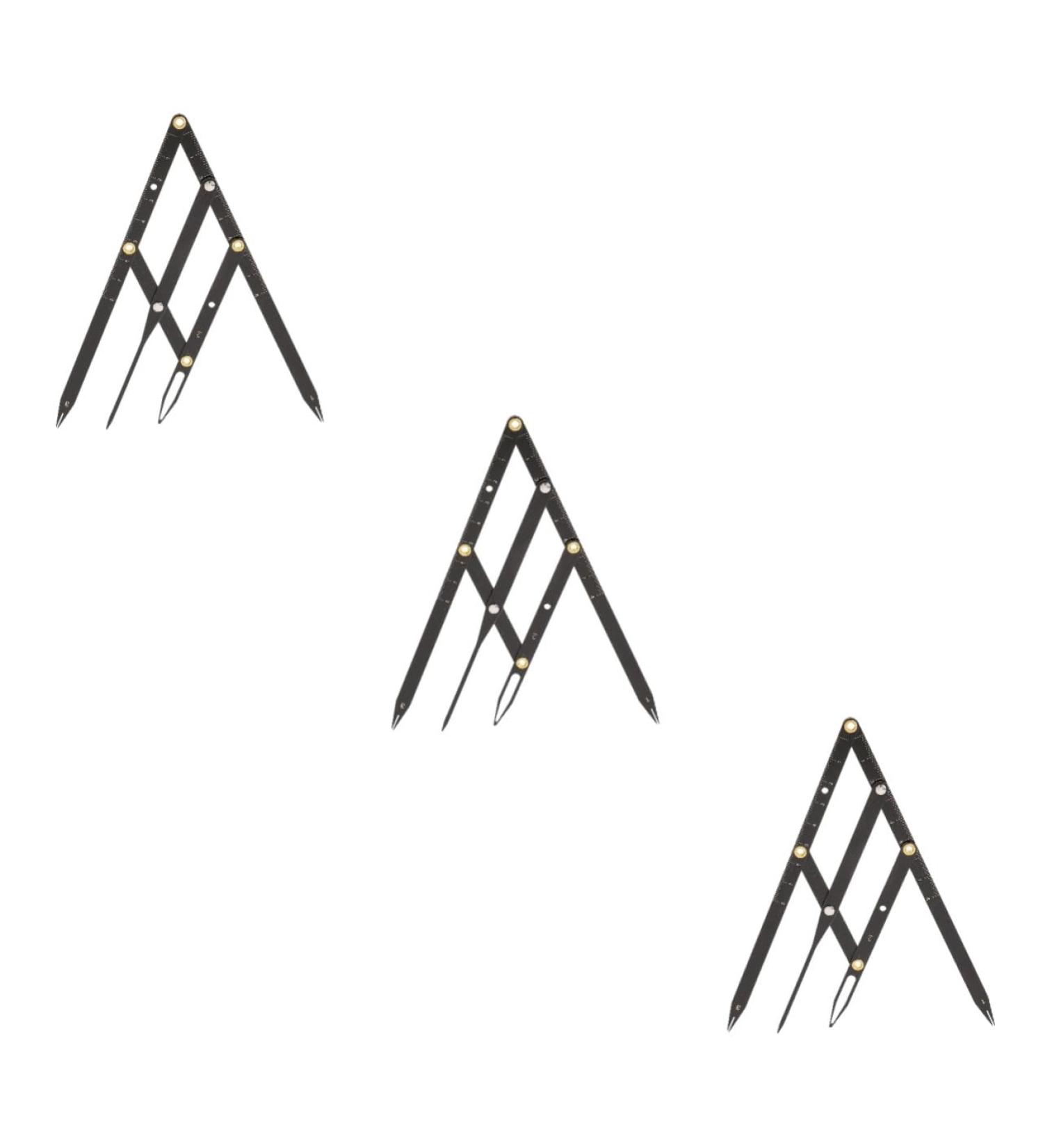 NOLITOY 3 Pcs Second Generation Brow Shaping Kit Eyebrow Drawing Tool Stainless Steel Micro Edge 25x5x0.6cmx3pcs Blackx3pcs - Buy Online on GoSupps.com