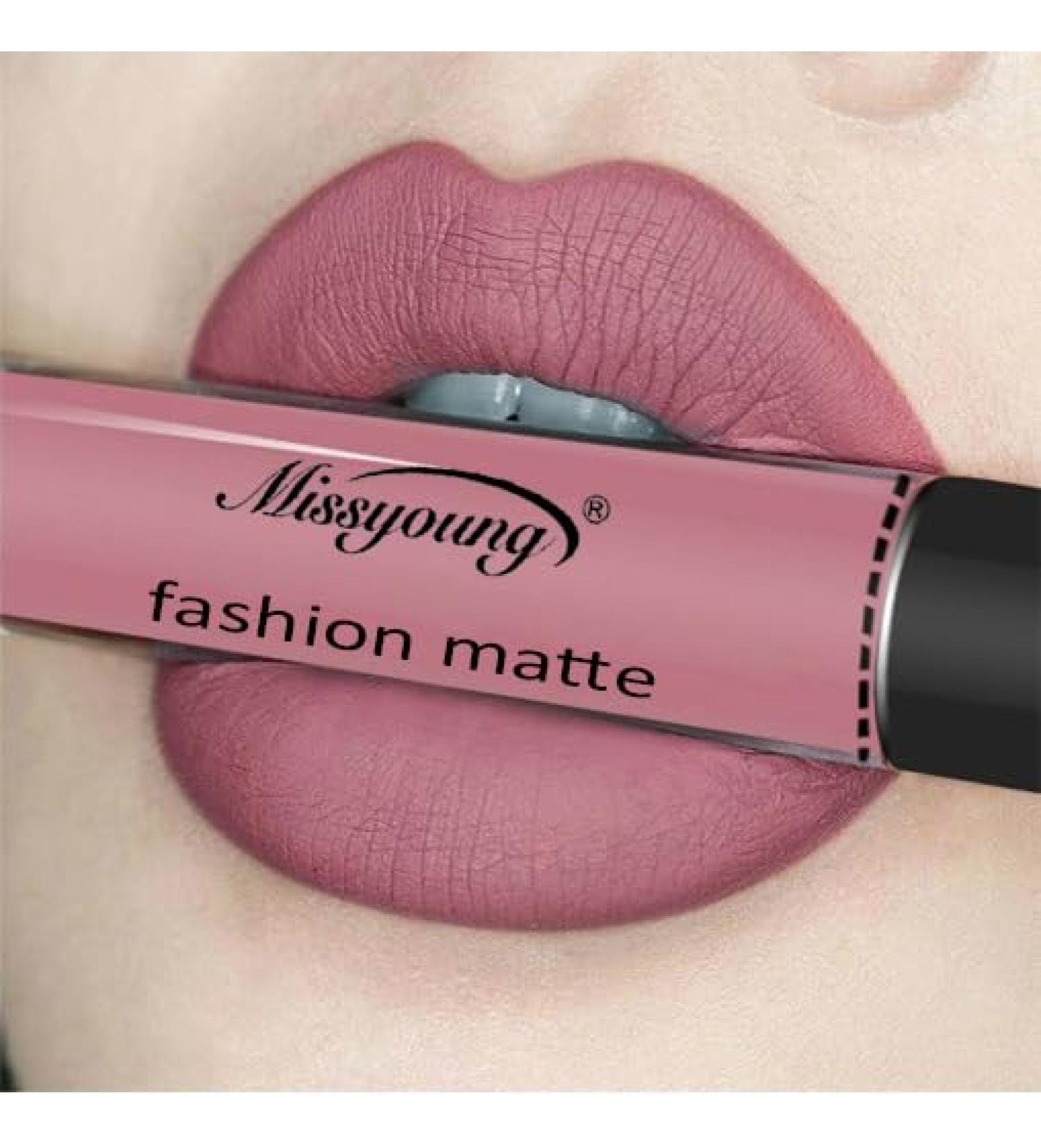  G n rique INTEROOKIE Color Makeup Lipstick Color Makeup Liquid Matte Lipstick Do Not Touch Cup Matte Color Makeup (4#) - Buy Online on GoSupps.com