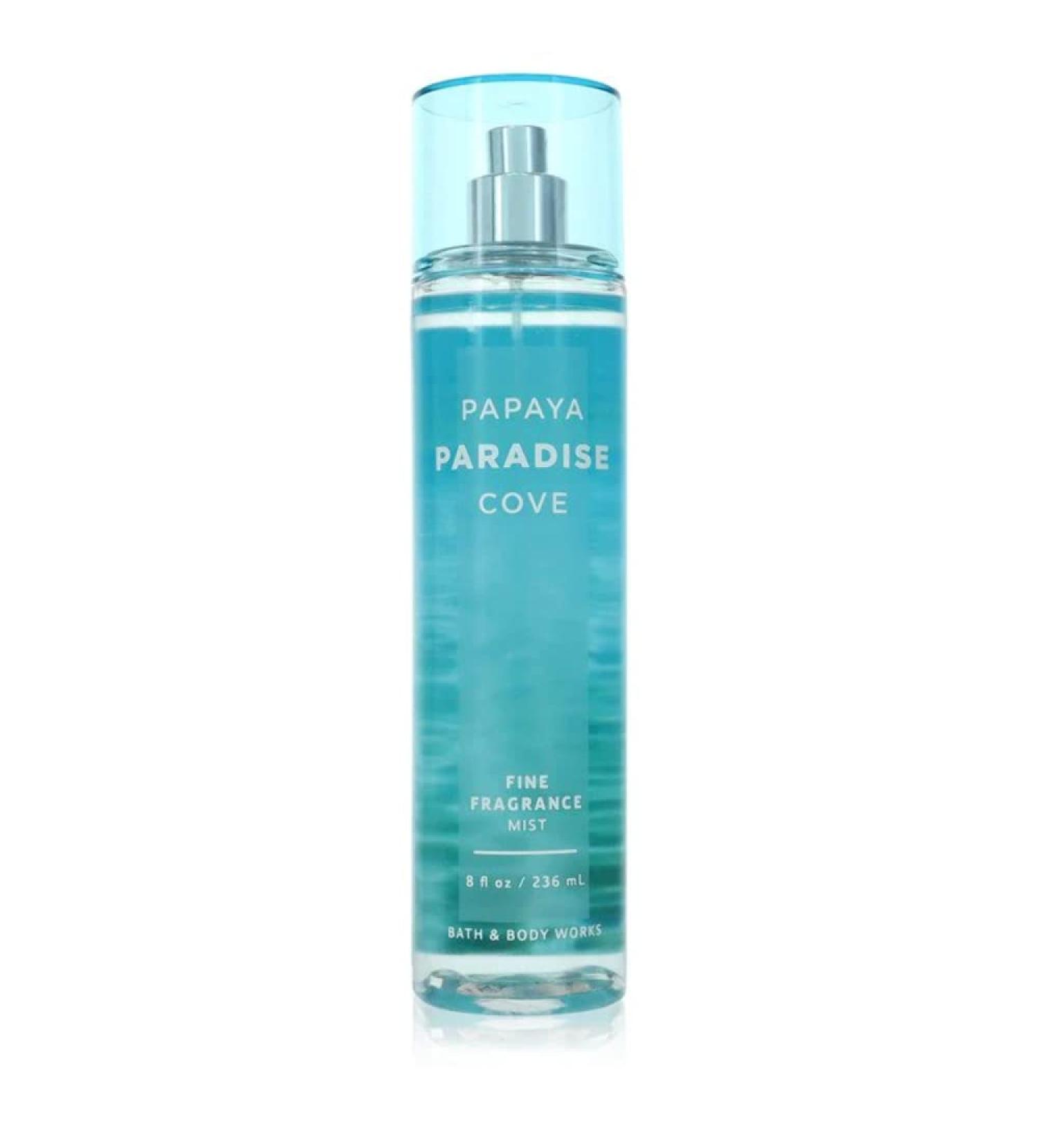 Bath and Body Works PAPAYA PARADISE COVE Fine Fragrance Mist 8 Fluid Ounce (2018 Edition)