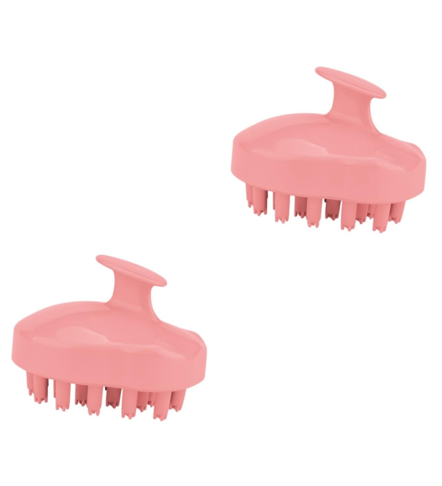 Buy Minkissy 2-Piece Silicone Scrubber & Shampoo Brush Set - At-Home Scalp Massage & Cleaning Tool - Health & Wellness - International Shipping - Buy Online on GoSupps.com