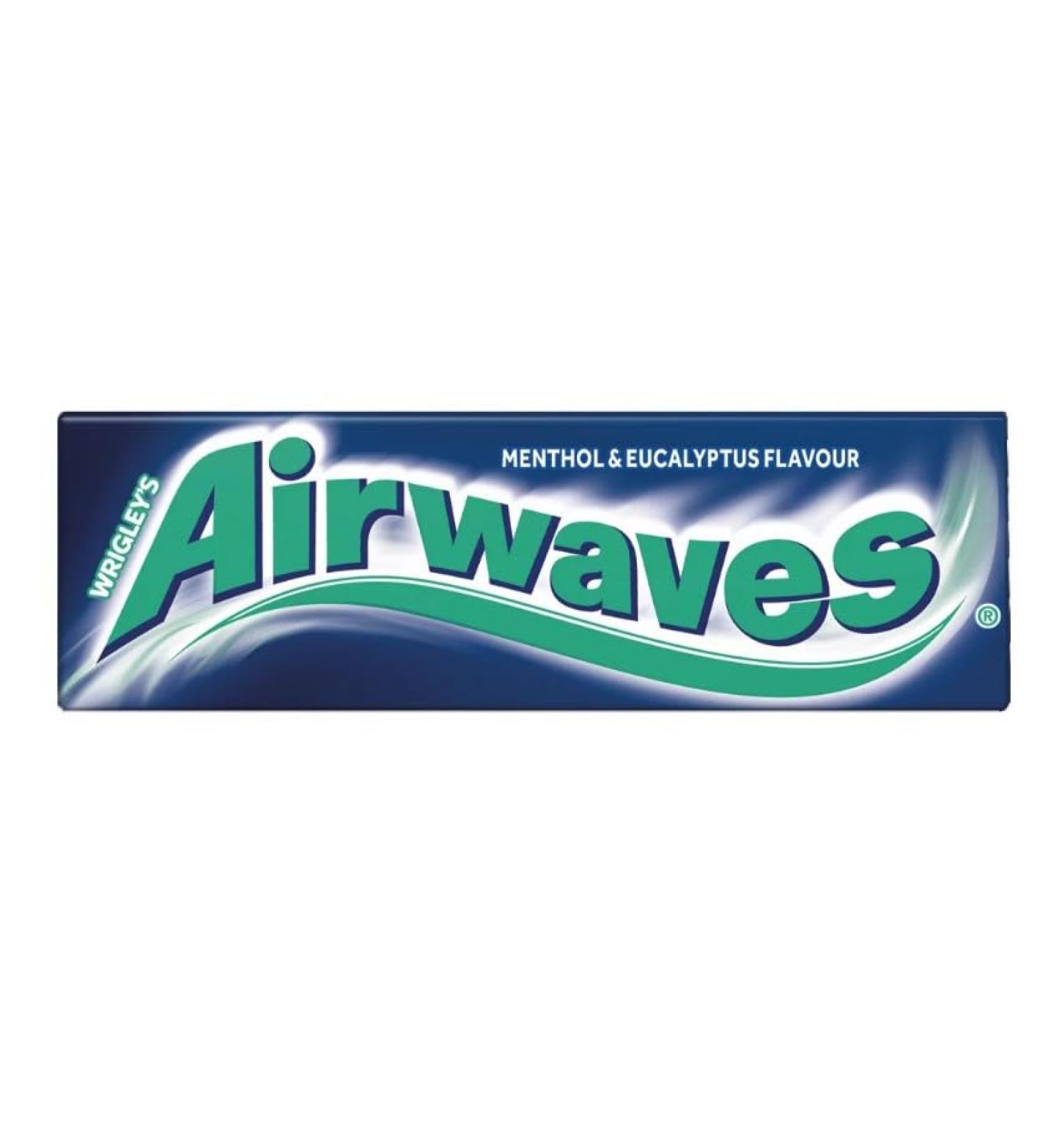 Wrigley's Airwaves Menthol & Eucalyptus Chewing Gum (15 Packets)