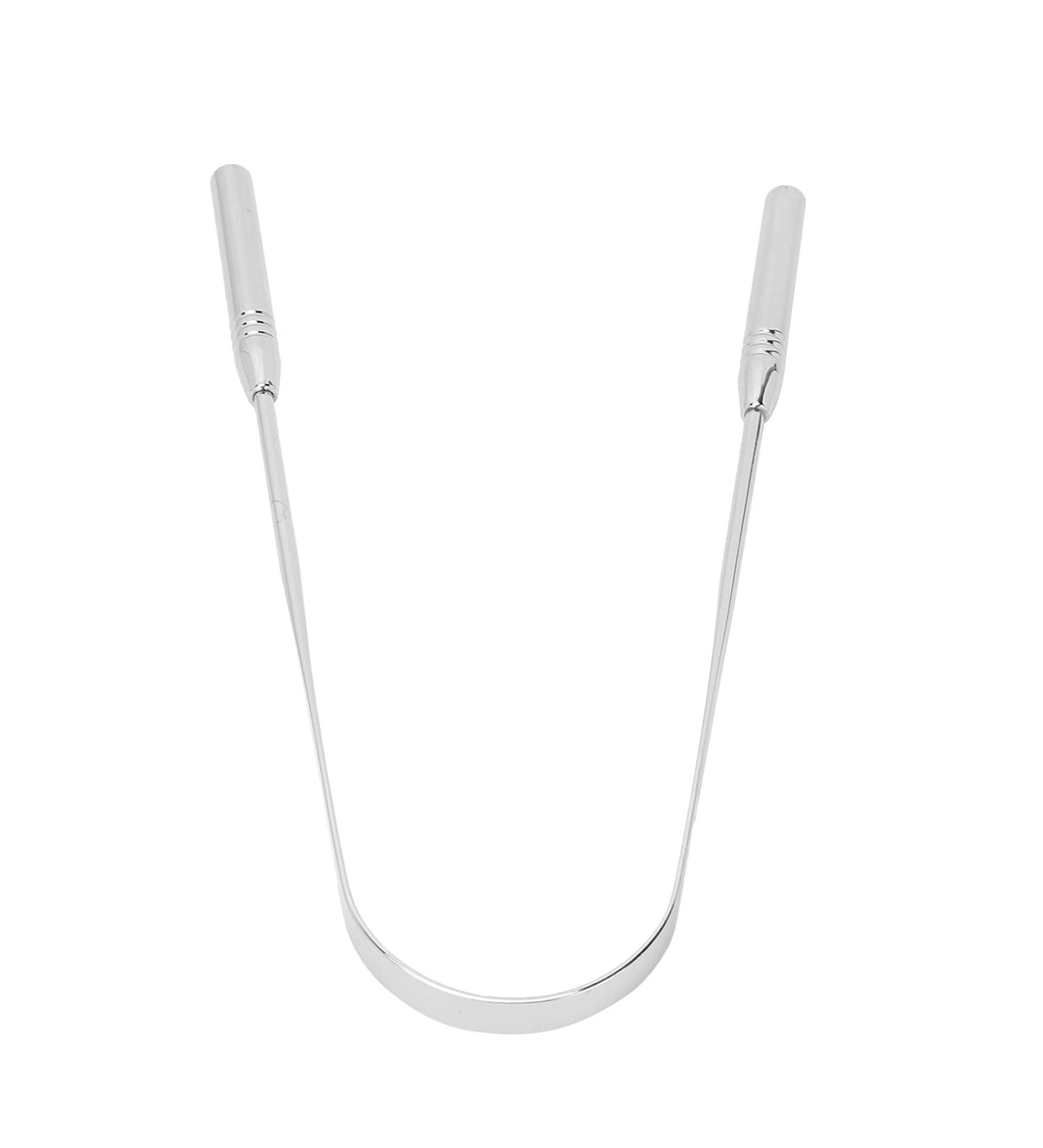 Reusable U-Shaped Tongue Scraper | Remove Bad Breath | Travel-Friendly Oral Care - Shop Now! - Buy Online on GoSupps.com