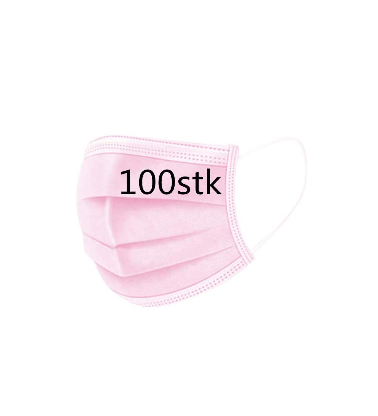50/100 Pieces Breathable Bandana Face-Mouth Covers - Pink Blue Black White | One-Off Protection for Adults | International Shipping - Buy Online on GoSupps.com