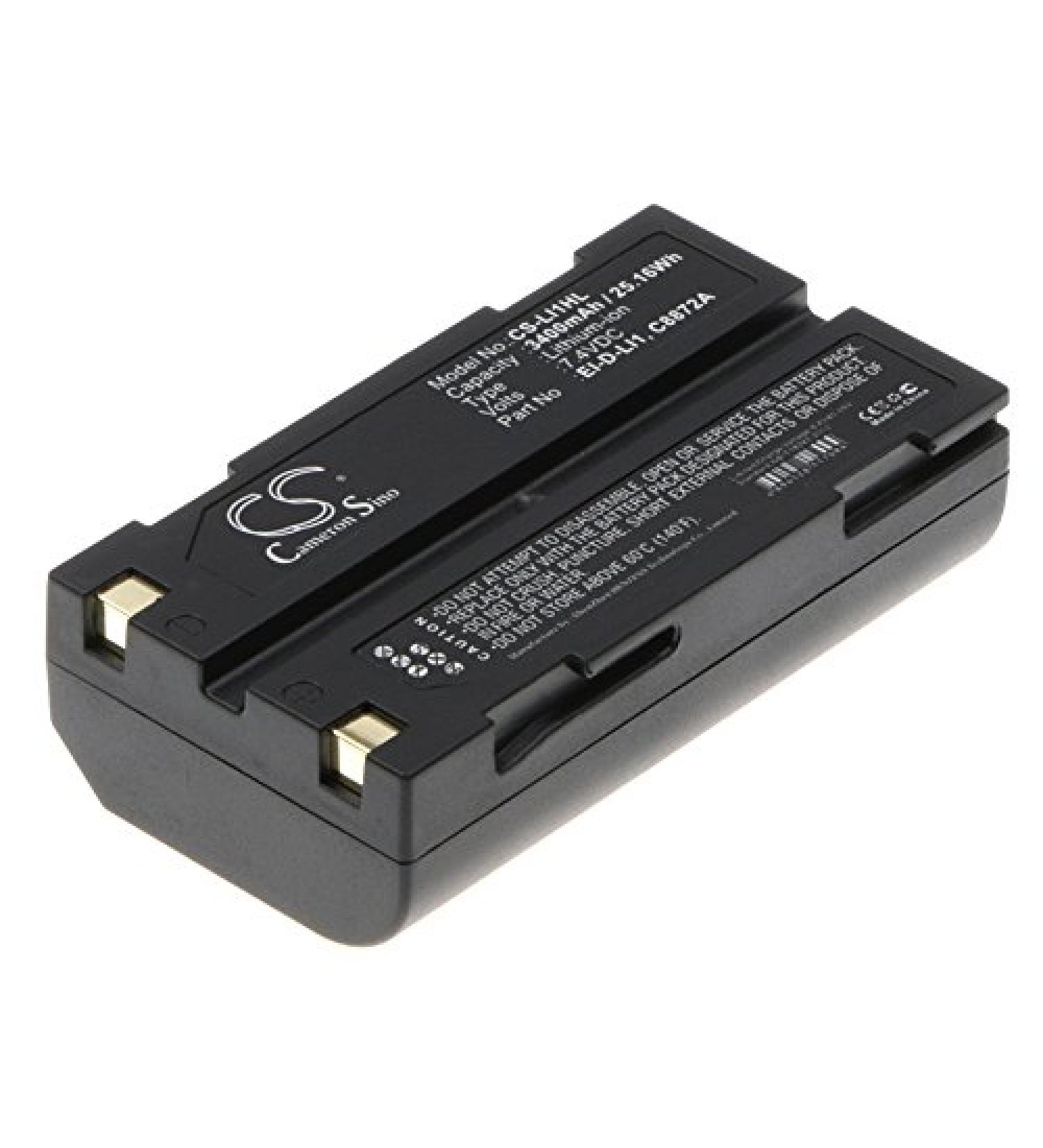 3400mAh Replacement Battery for MOLI MCR1821 MCR-1821C MCR-1821J MCR1821C/1 (7.4V)