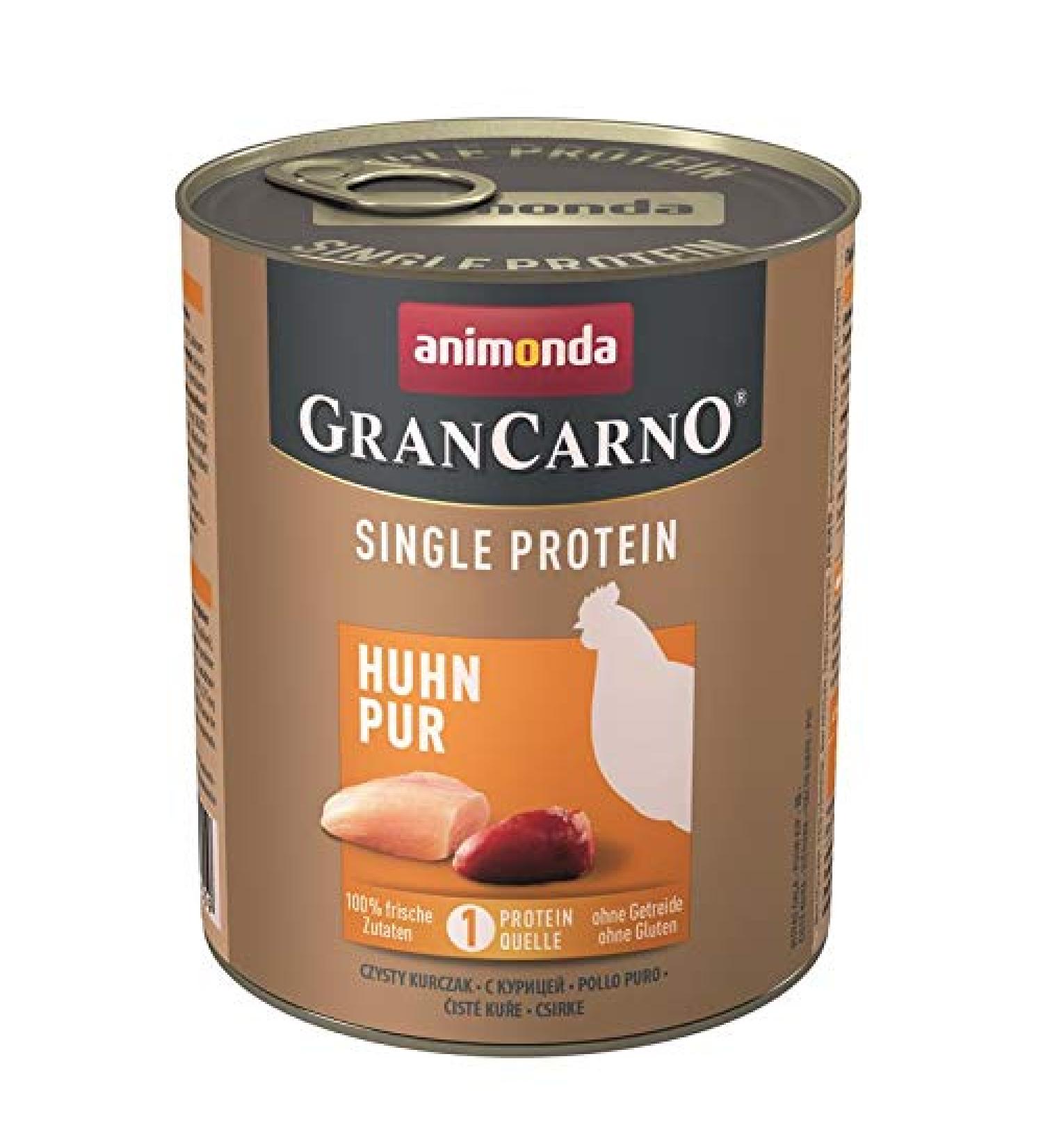 Animonda 800 gx 6 pure chicken Gran Carno SinglePr