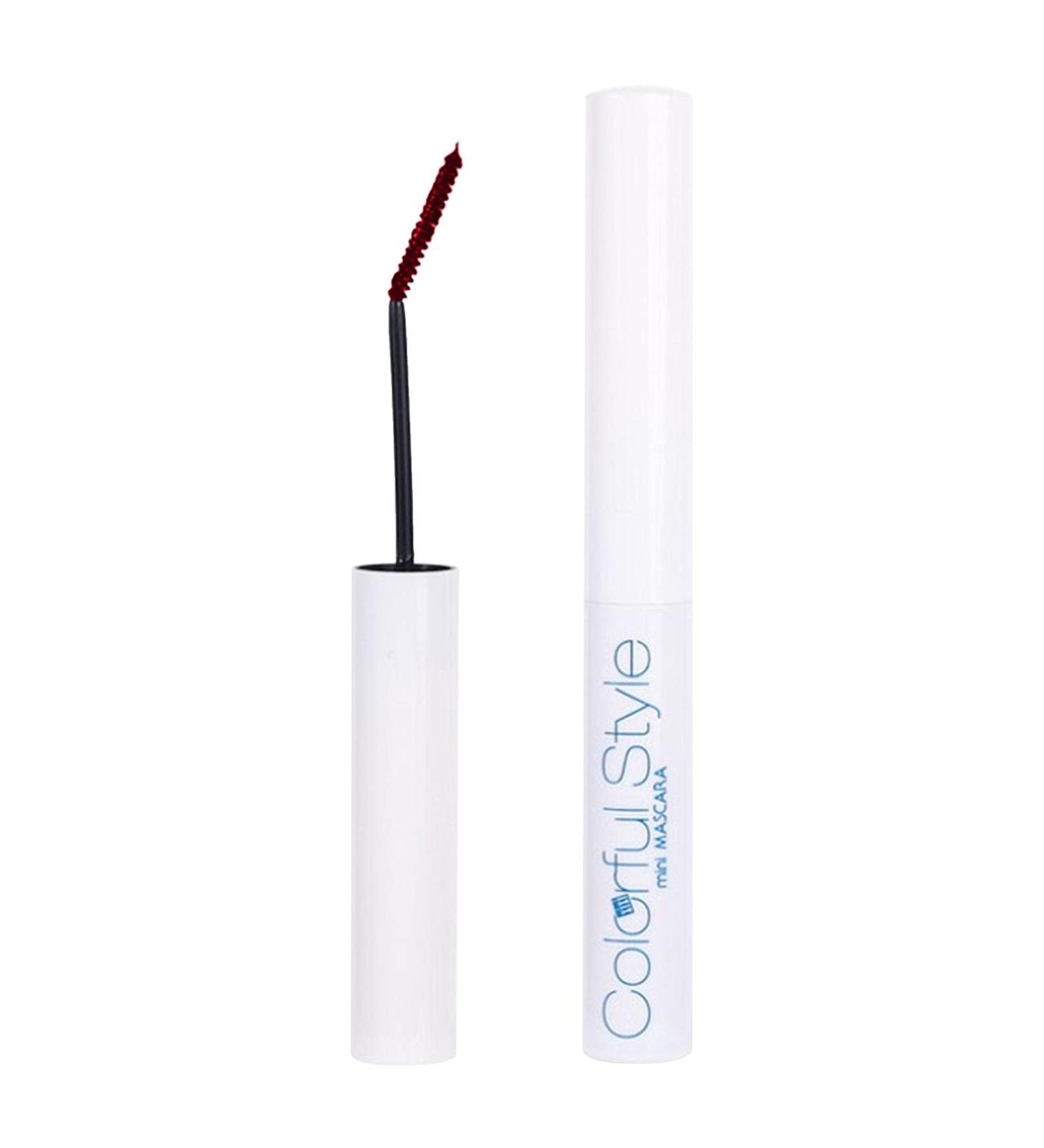 Mascara Volume and Length Waterproof Colored Mascara No Clump Mascara Lashes with Soft Brush Natural Eye Makeup for Dating Shopping Traveling Sillervan - Buy Online on GoSupps.com